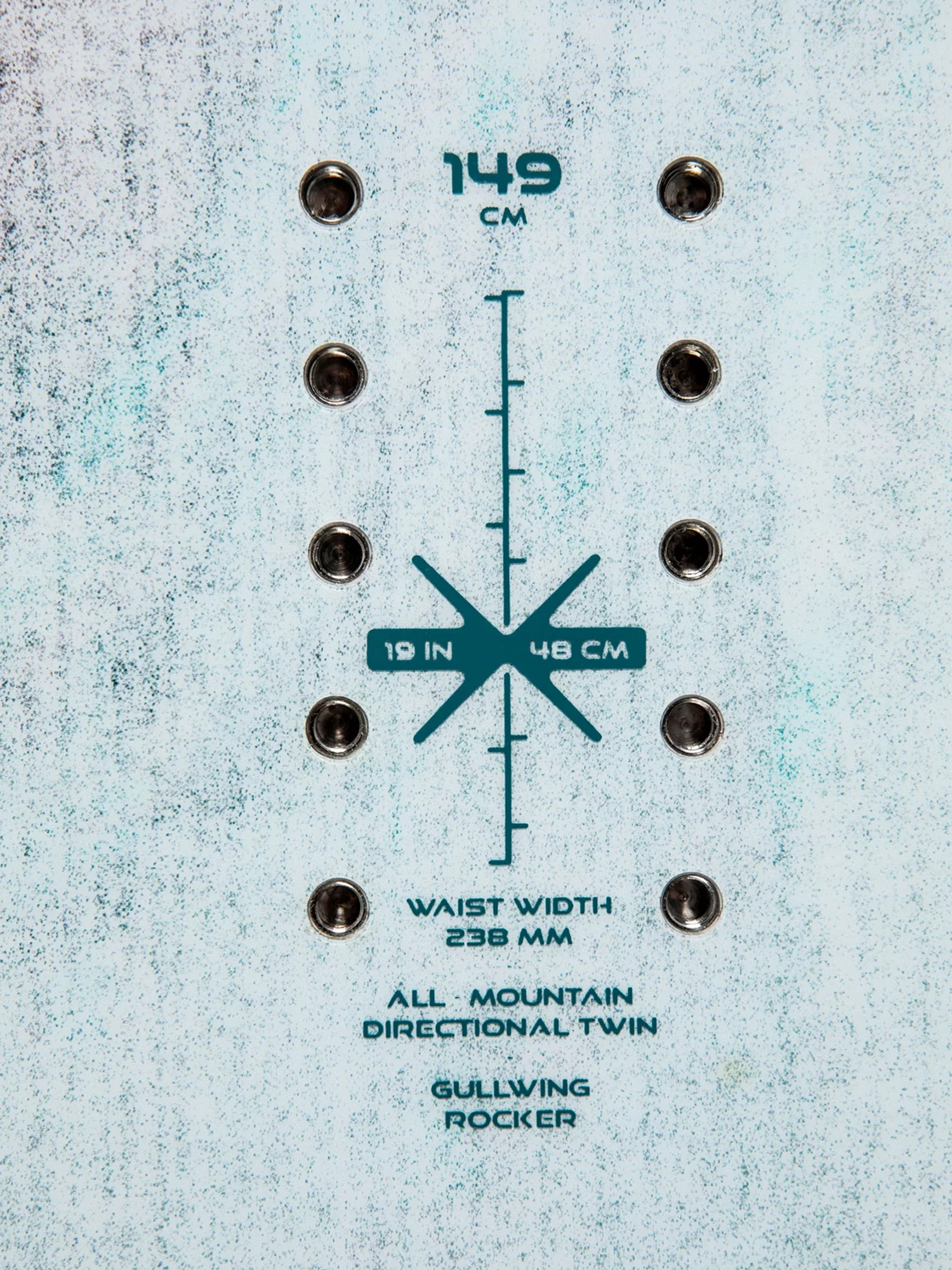 Womens Nitro Mystique Snowboard (green/blue/white)