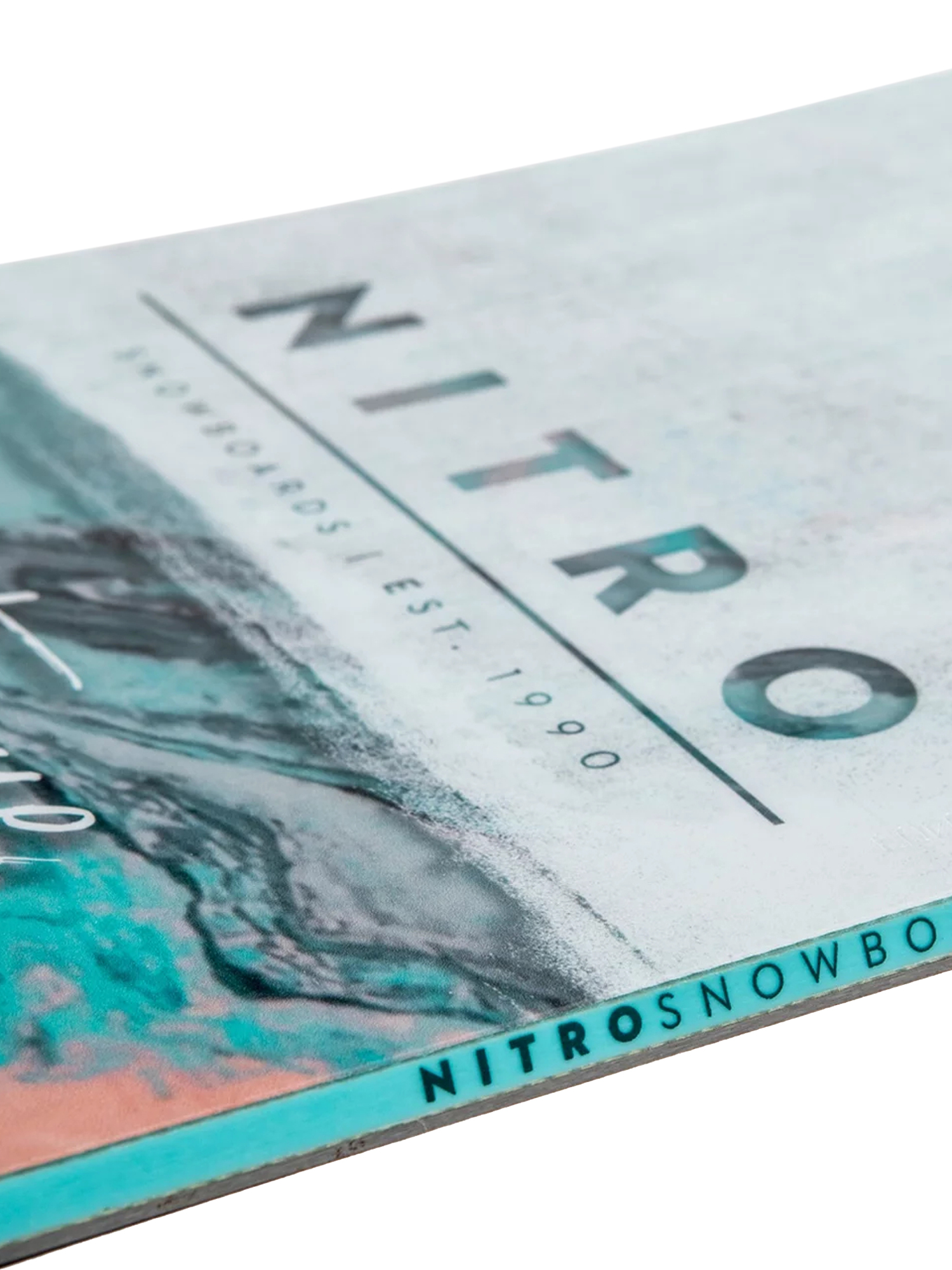 Womens Nitro Mystique Snowboard (green/blue/white)