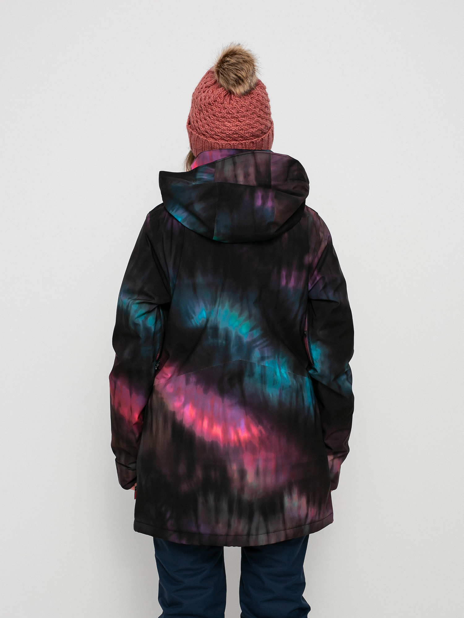 tie dye snow jacket