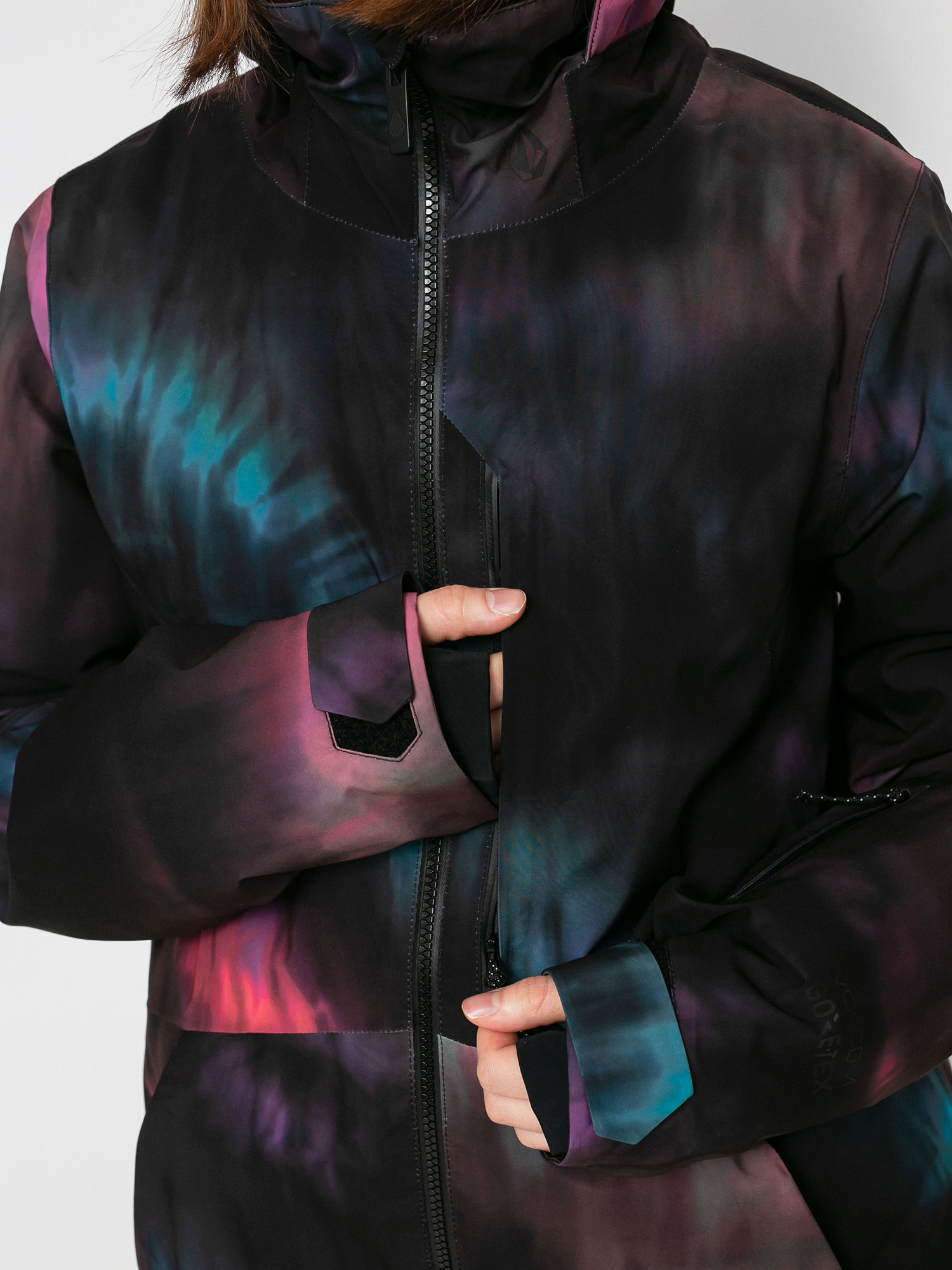 3D Stretch Gore Tex Snowboardjacke Wmn (blue tie dye)