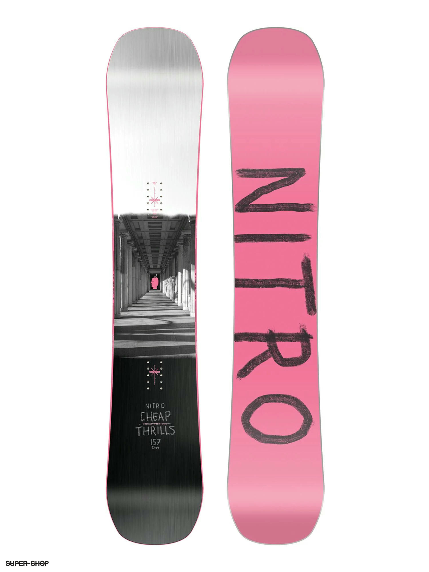 Nitro Cheap Trills Snowboard (pink/navy)