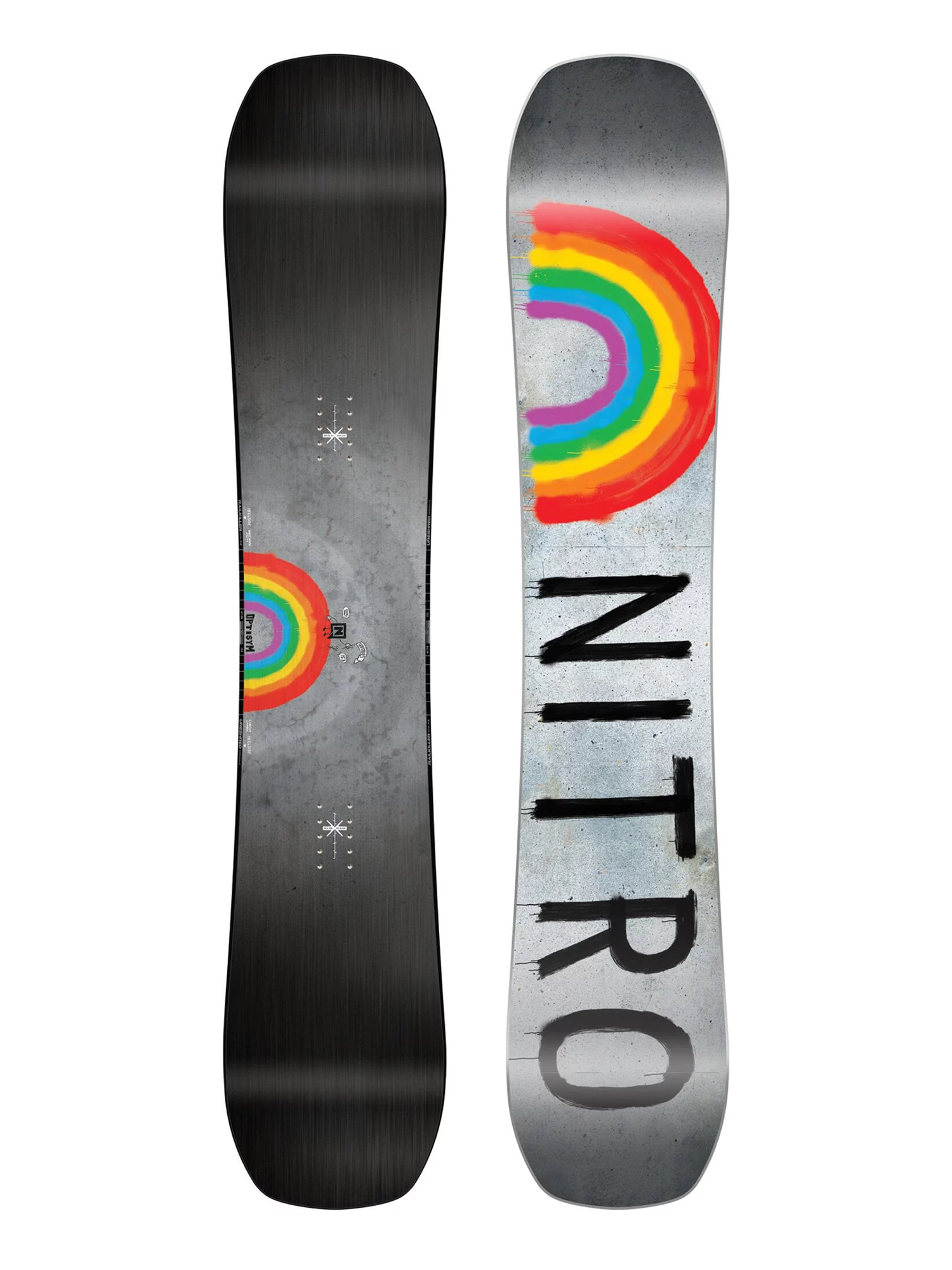 Mens Nitro Optisym Snowboard (grey/black)