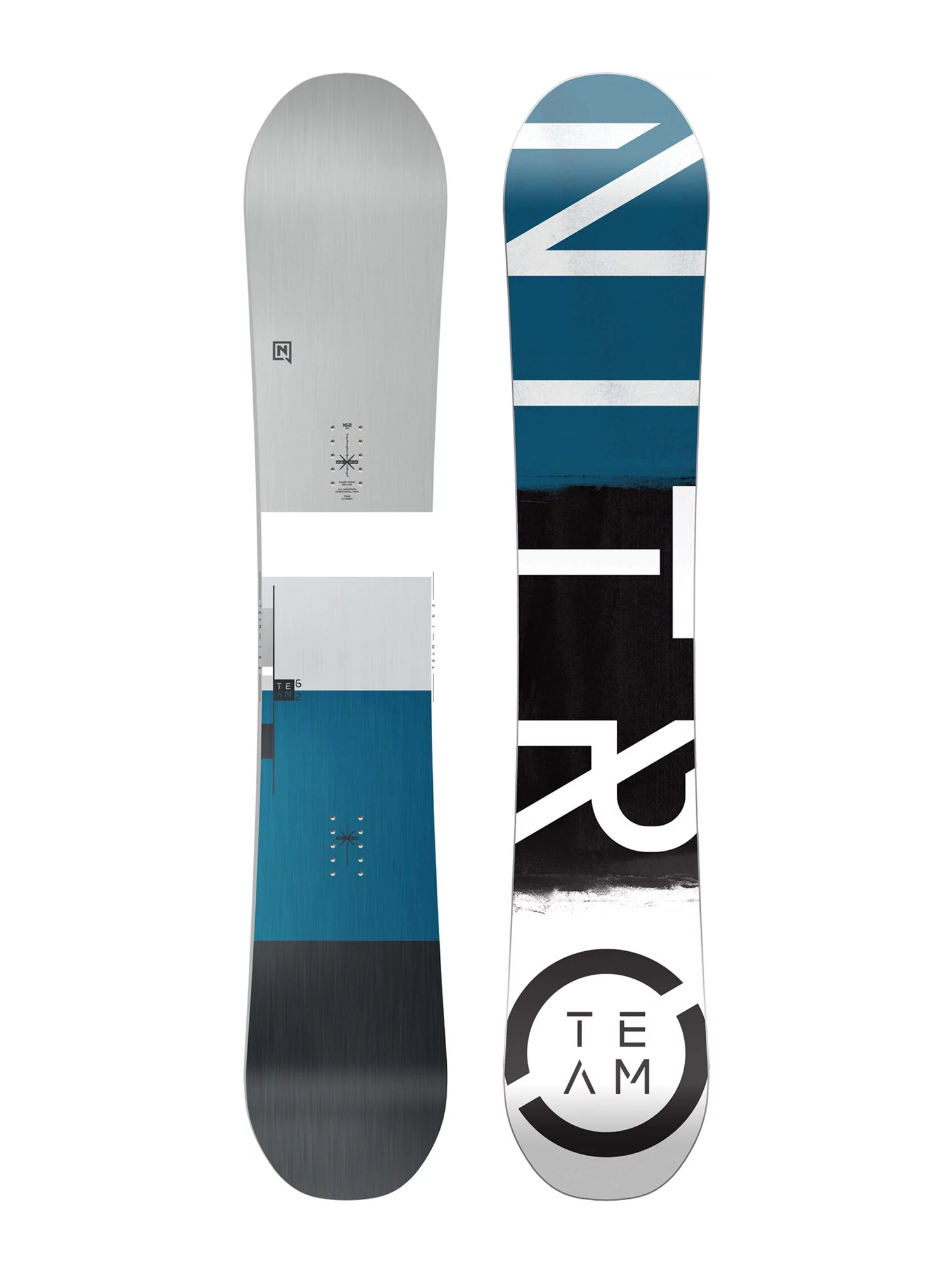 Mens Nitro Team Snowboard (blue/black/white)