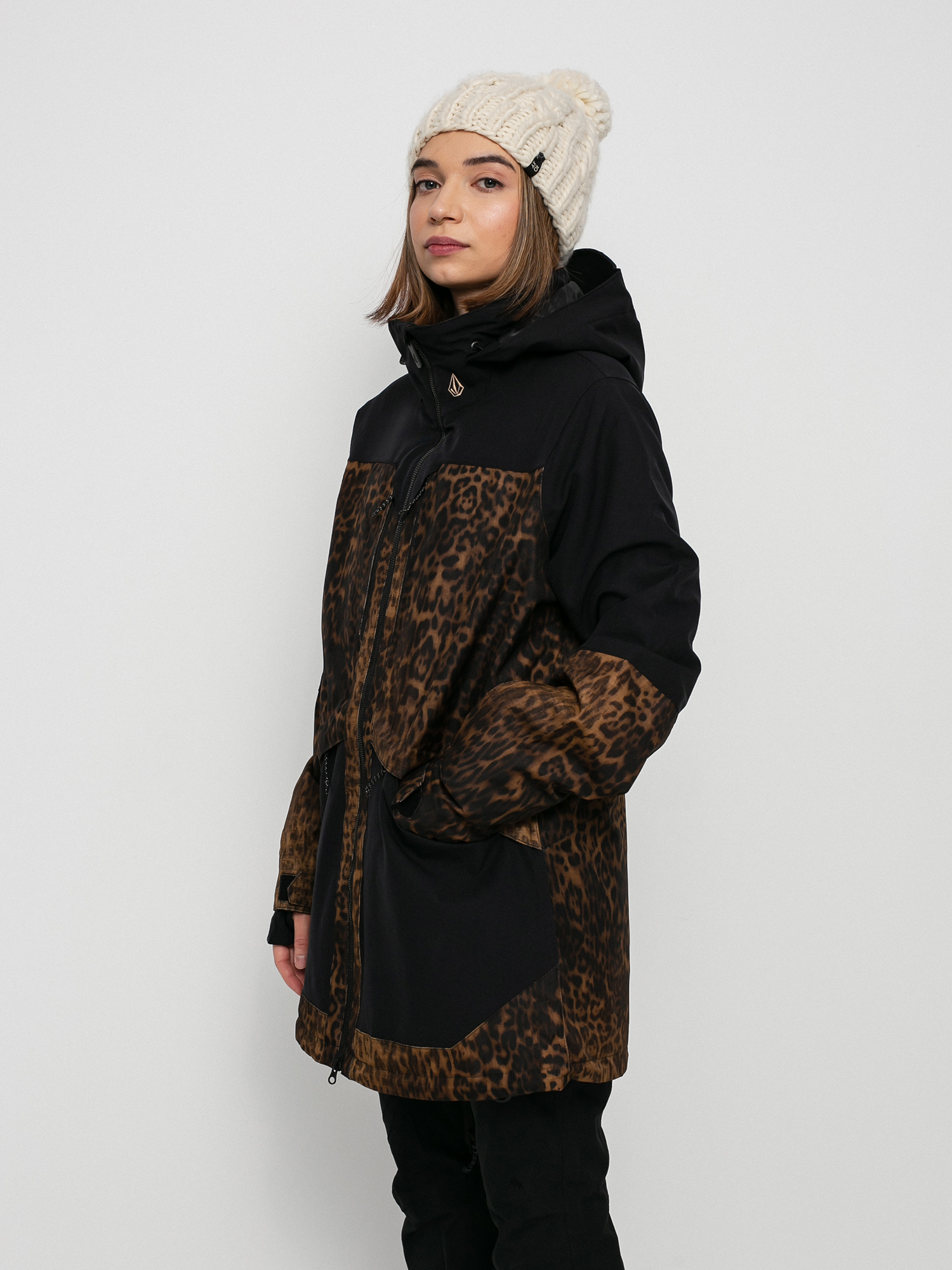 volcom leopard jacket