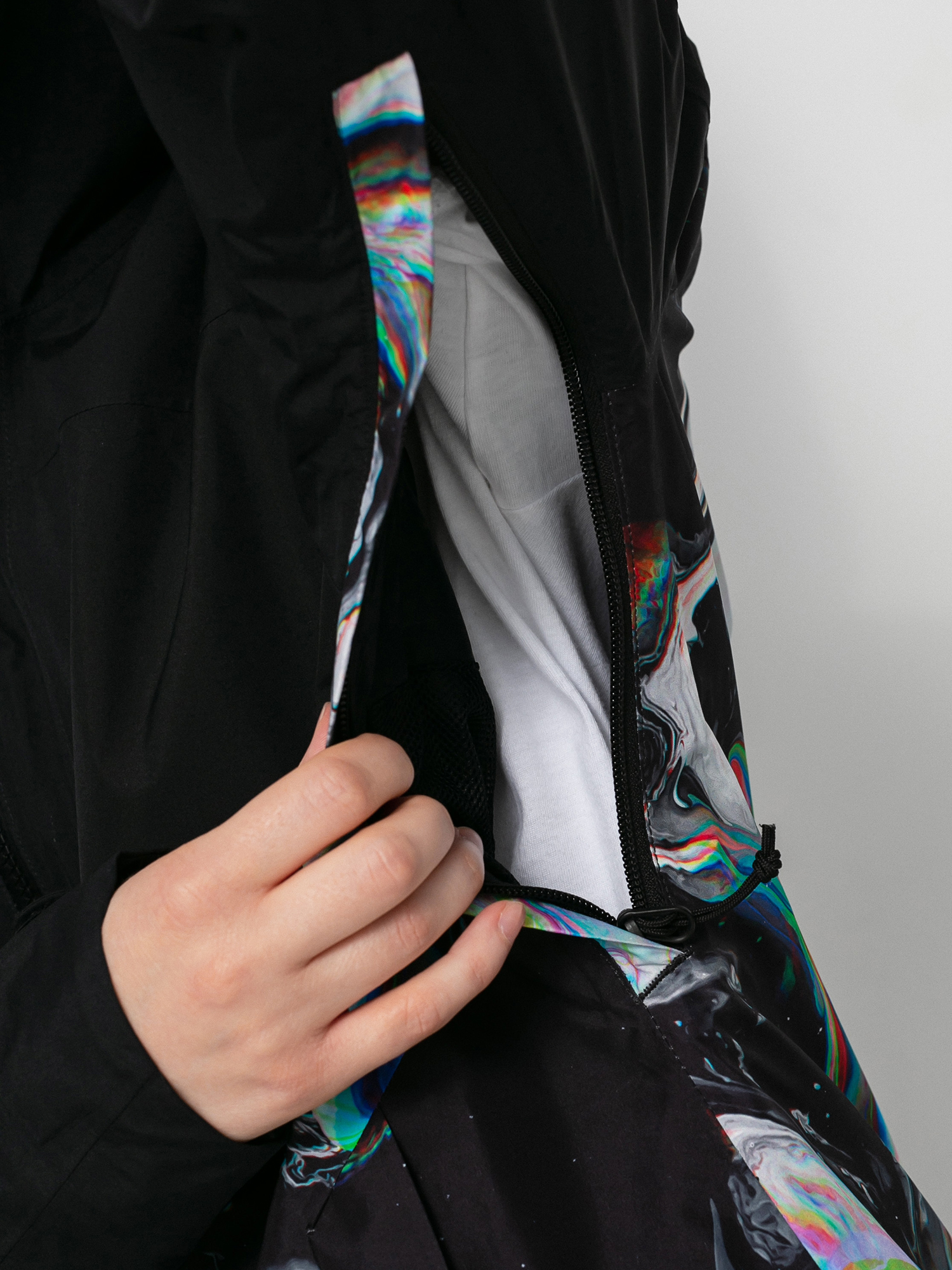 Womens Burton Gore Tex Pillowline Anorak Snowboard jacket (true black/maalavidaa)