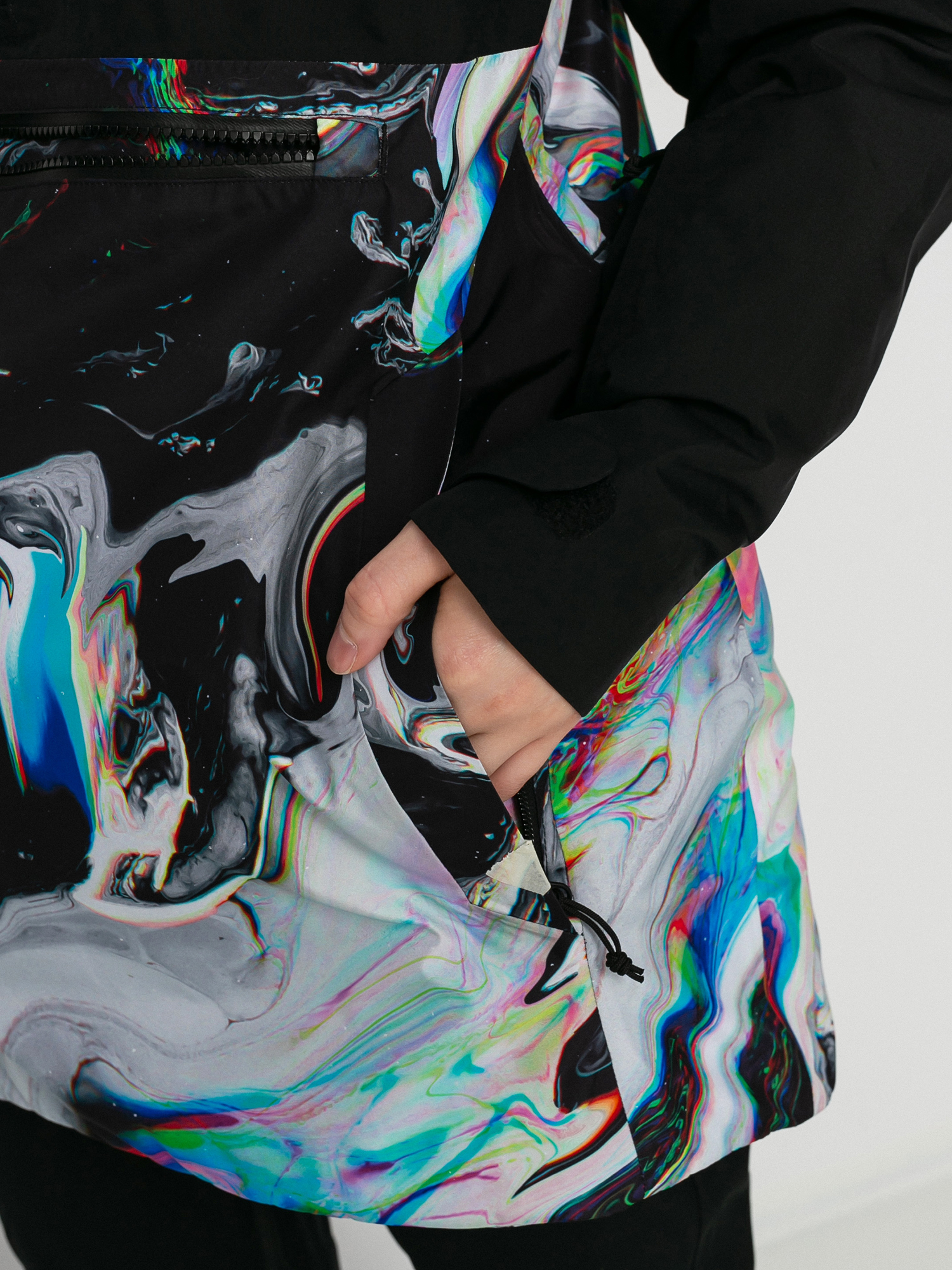 Womens Burton Gore Tex Pillowline Anorak Snowboard jacket (true black/maalavidaa)