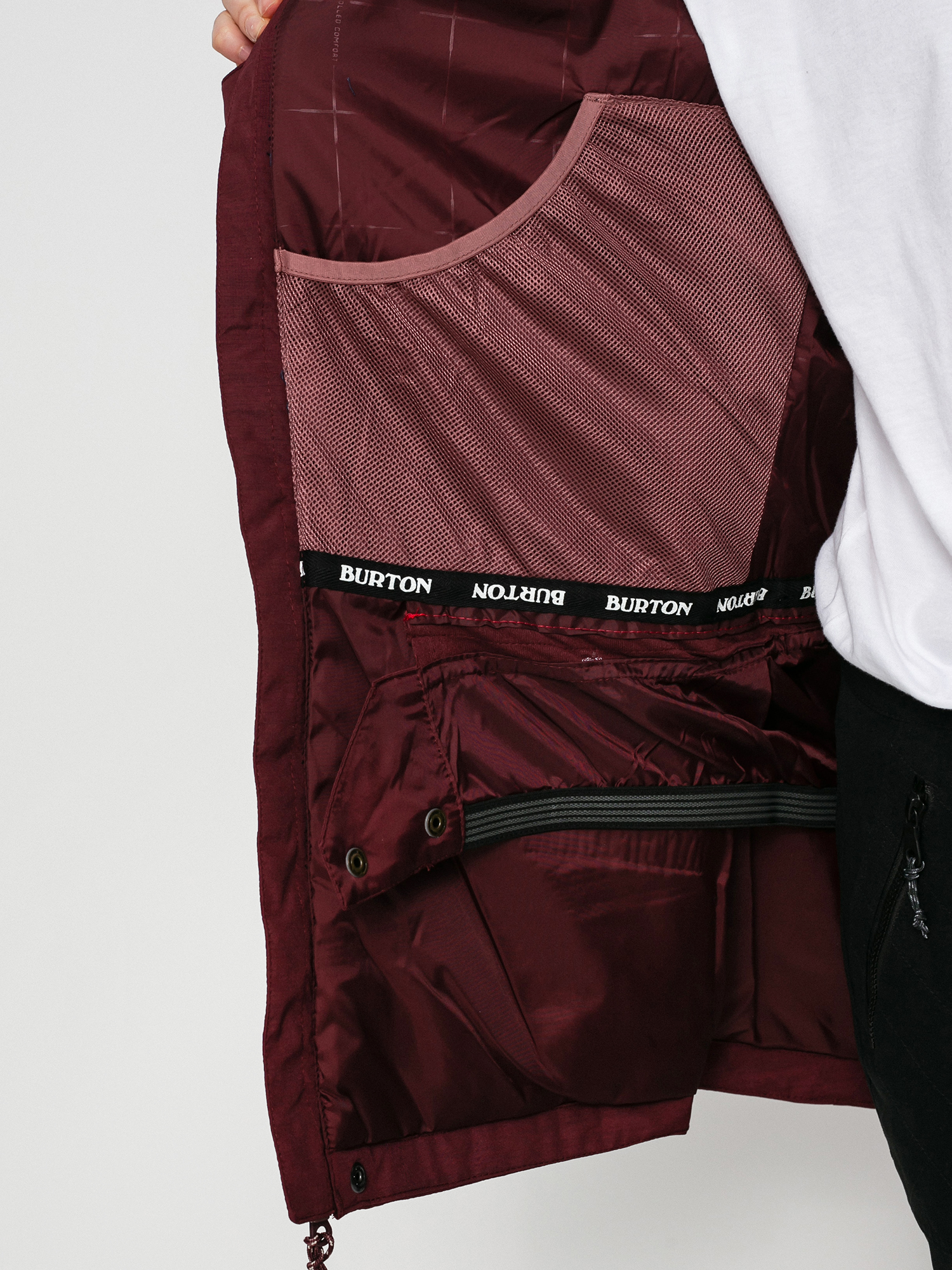 Damen Burton Jet Set Snowboard jacke (port royal heather)
