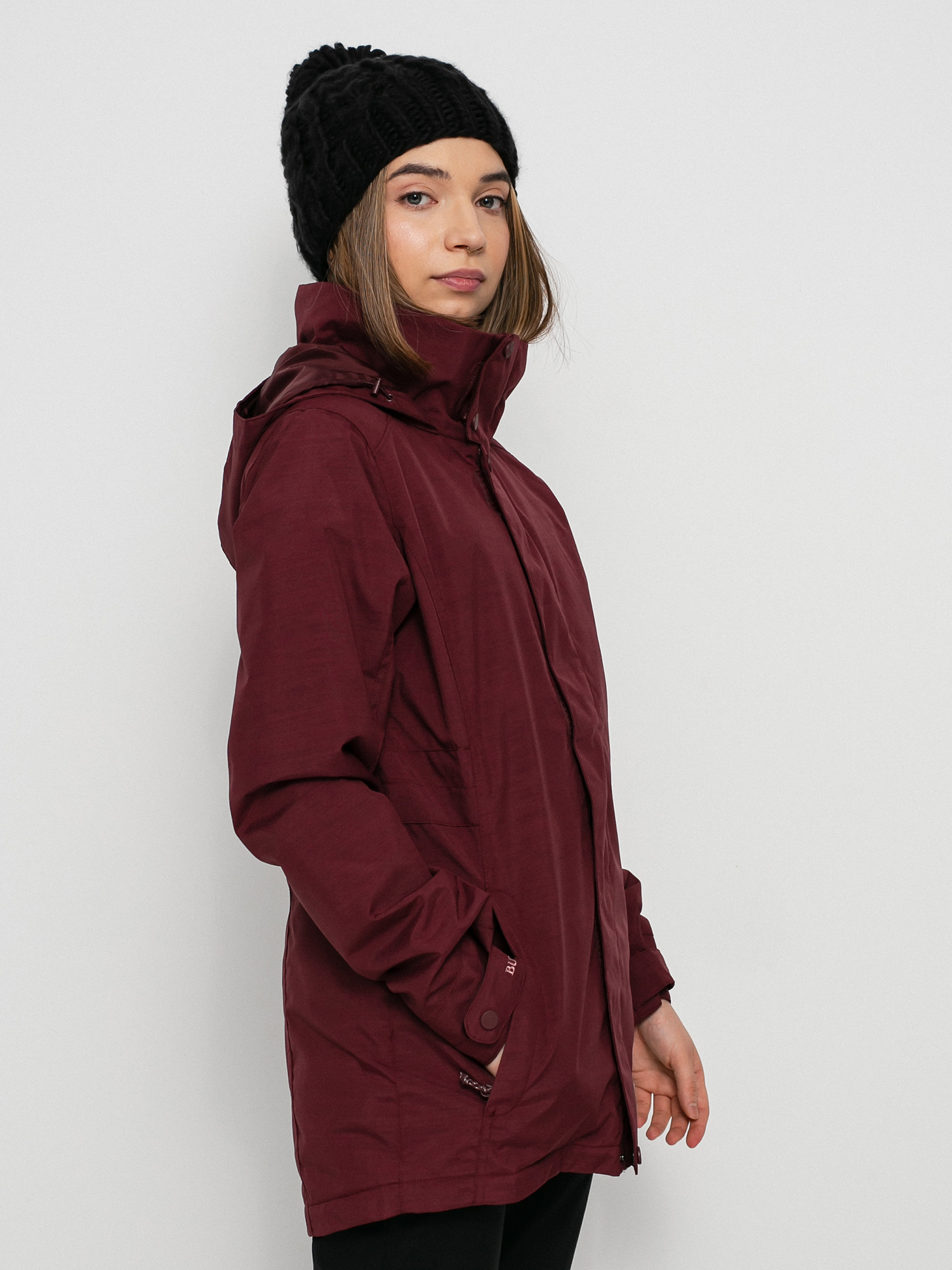 Womens Burton Jet Set Snowboard jacket (port royal heather)