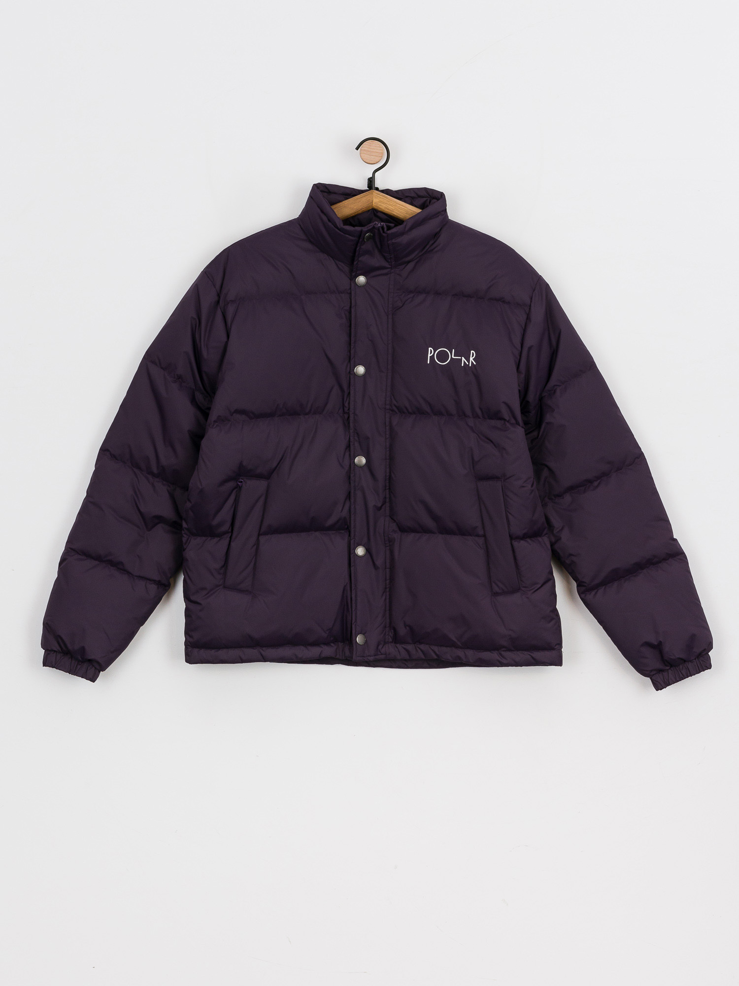 Polar Skate Basic Puffer Jacket (dark violet)