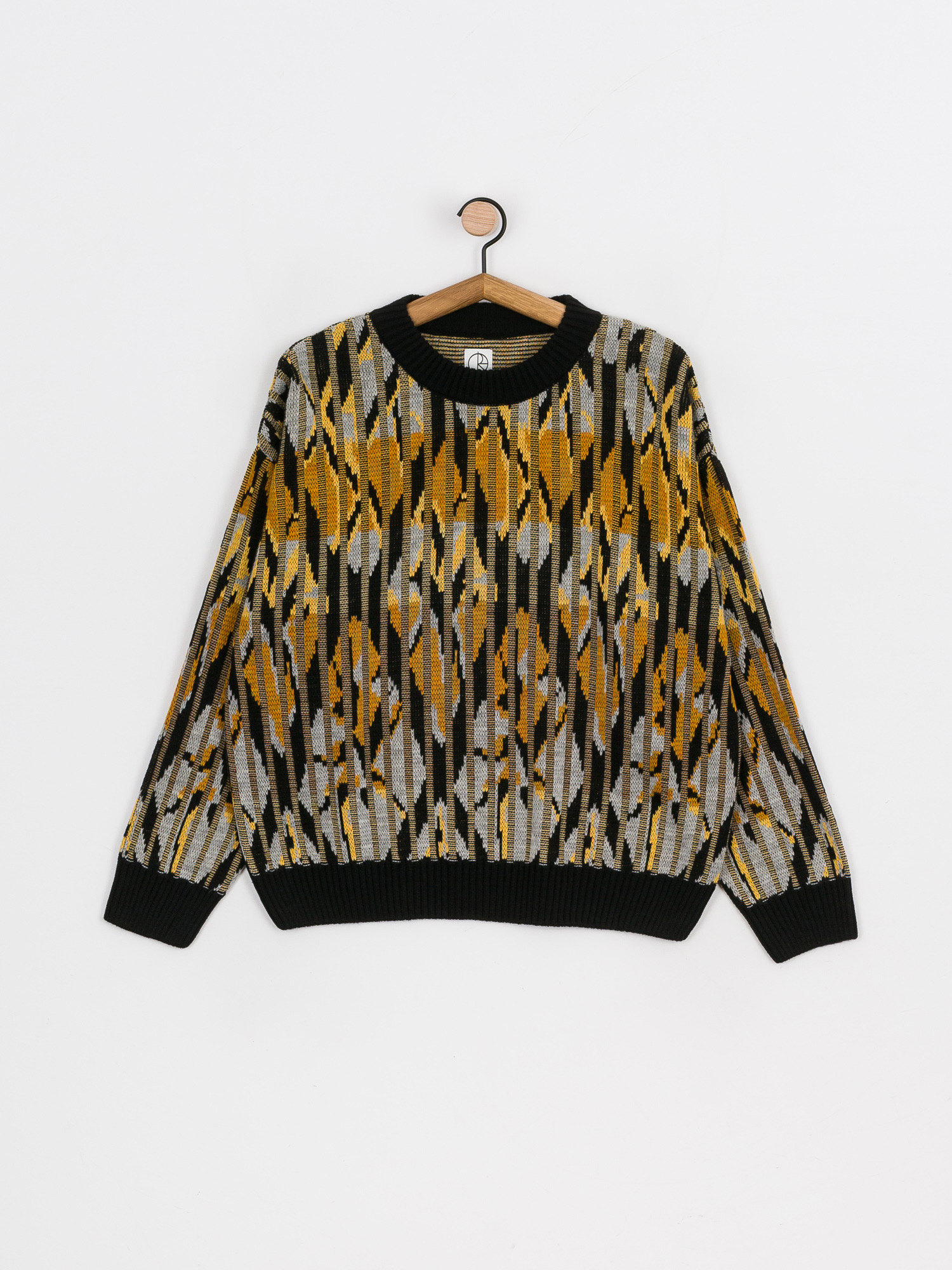 Polar Skate Paul Knit Sweater (black/yellow)