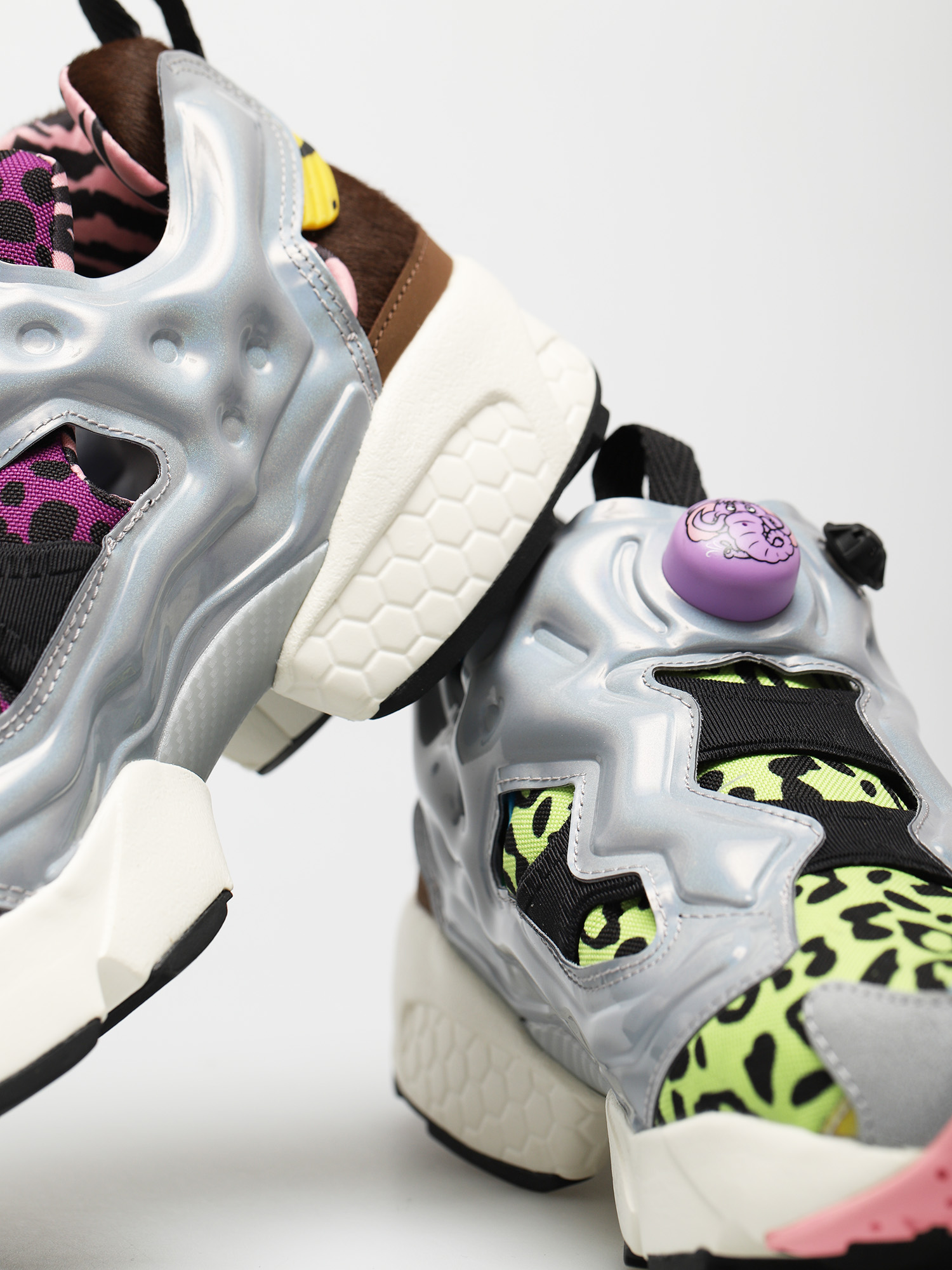 Reebok Instapump Fury 94 Shoes (kiwgrn/auberg/jusbrn)