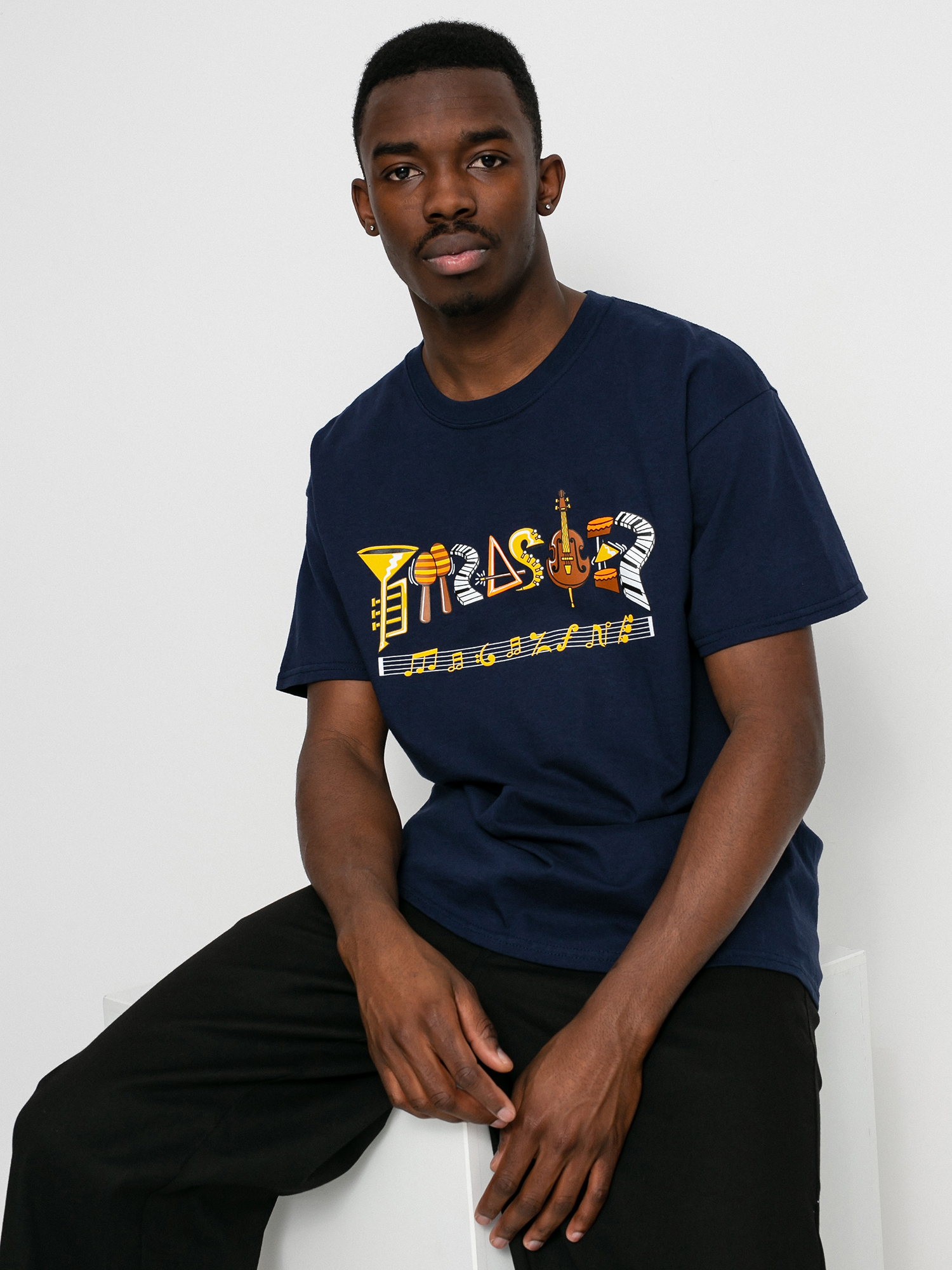 Thrasher Fillmore Logo T-shirt (navy)