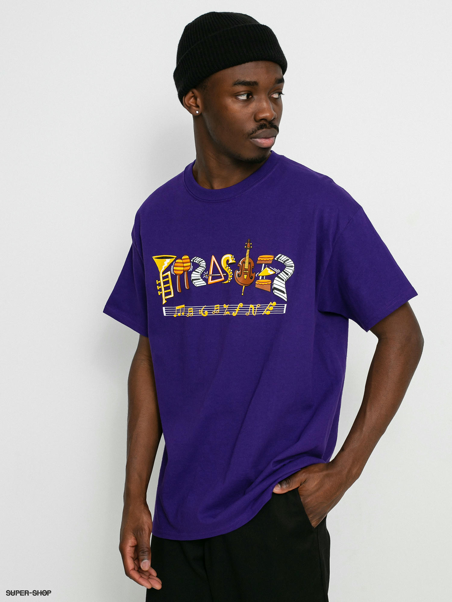 Thrasher Fillmore Logo T-shirt (purple)