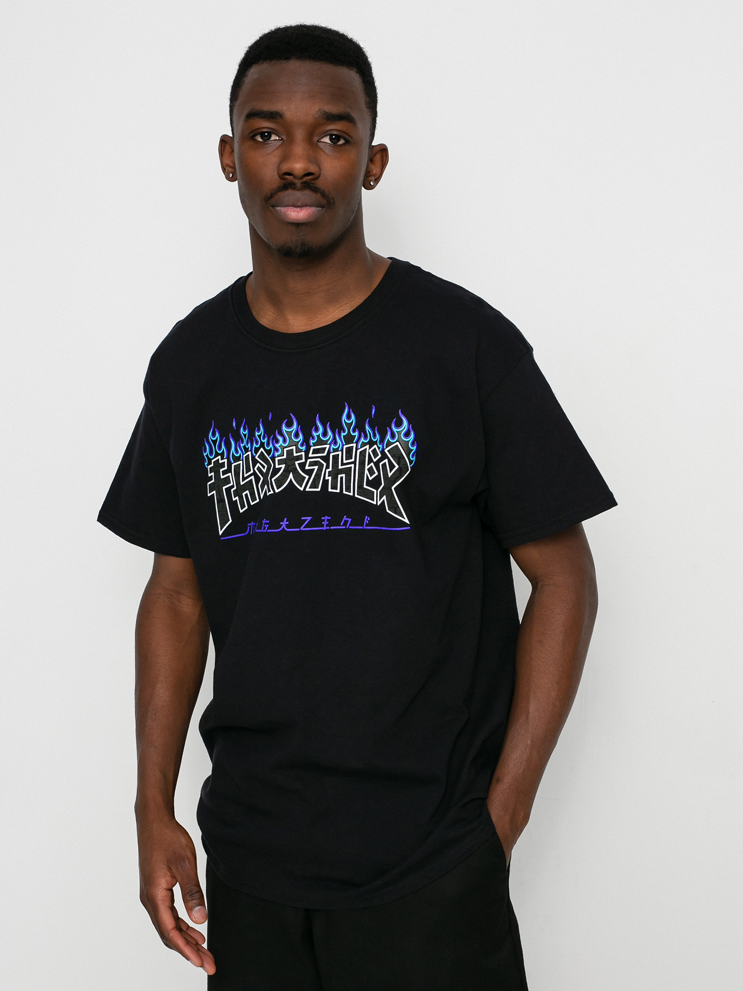 Thrasher Godzilla Charred T-shirt (black)