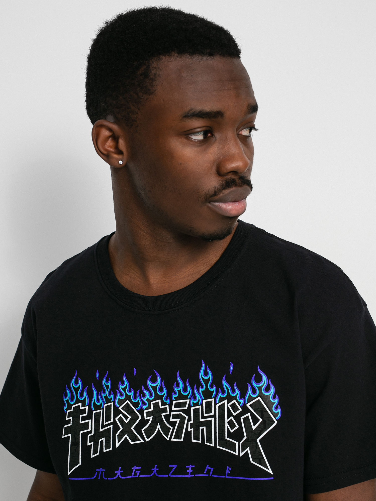 Thrasher Godzilla Charred T-shirt (black)