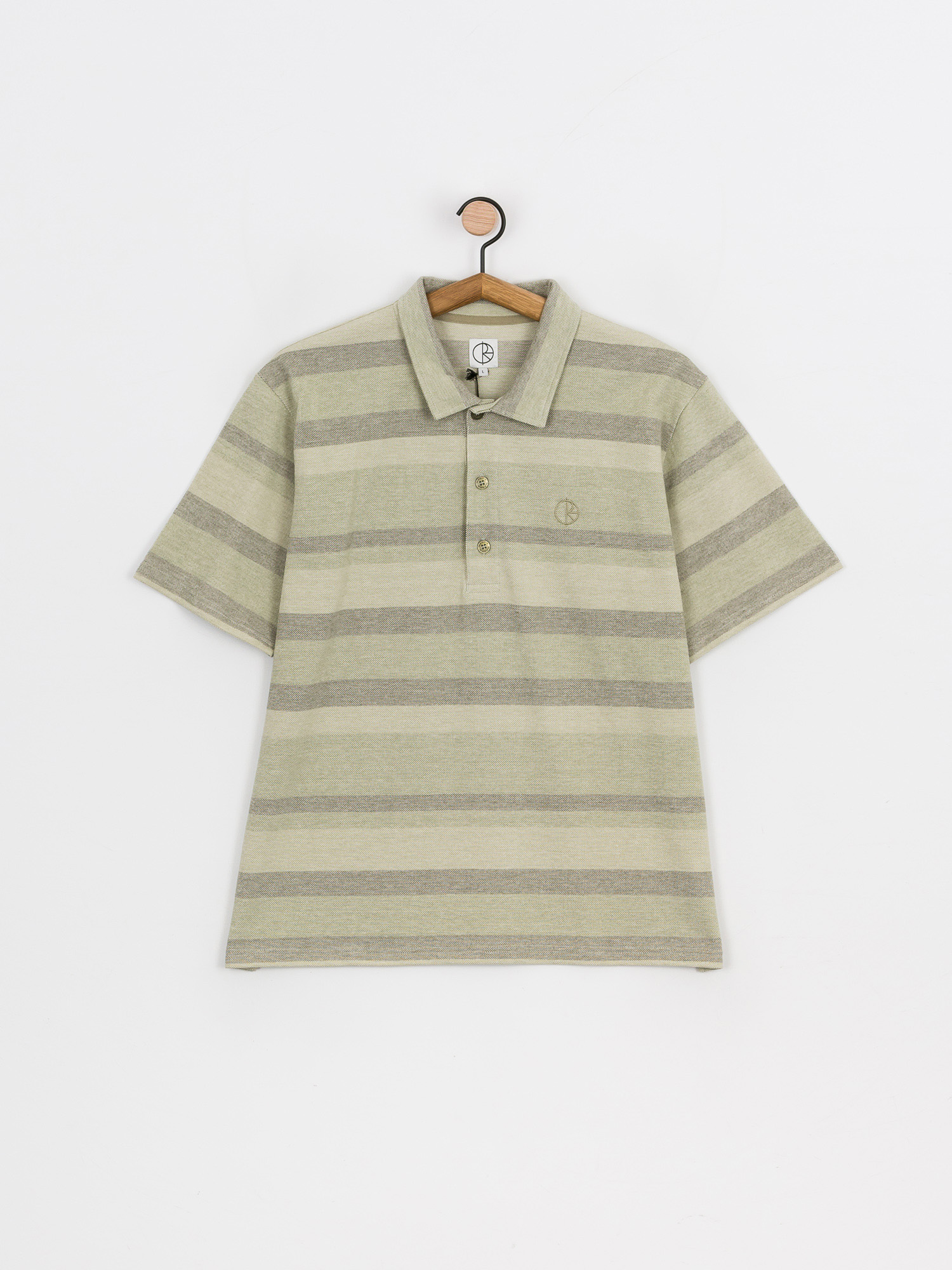Polar Skate Multistripe Polo t-shirt - green (soft green)
