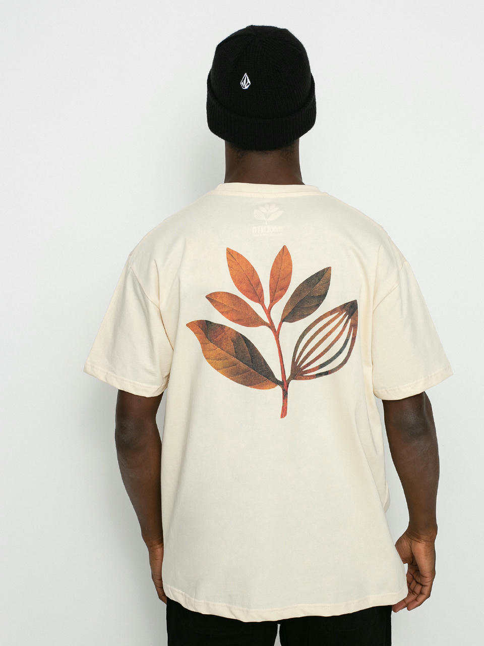 Magenta Fall Leaf T-shirt (natural)