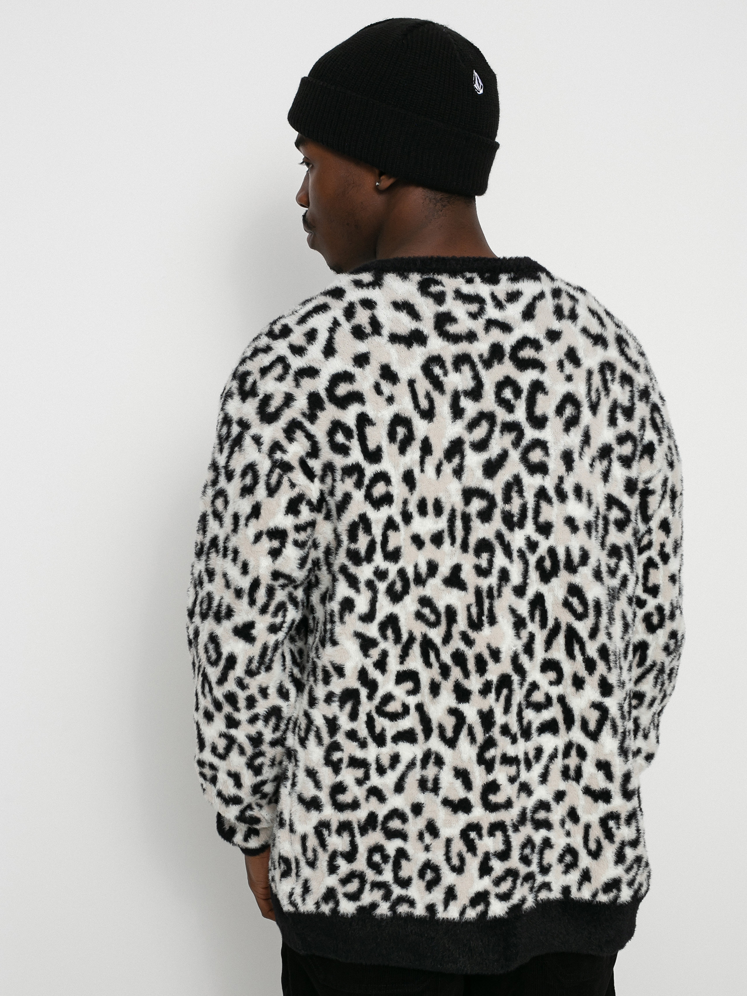 HUF Snow Leopard Cardigan (white)