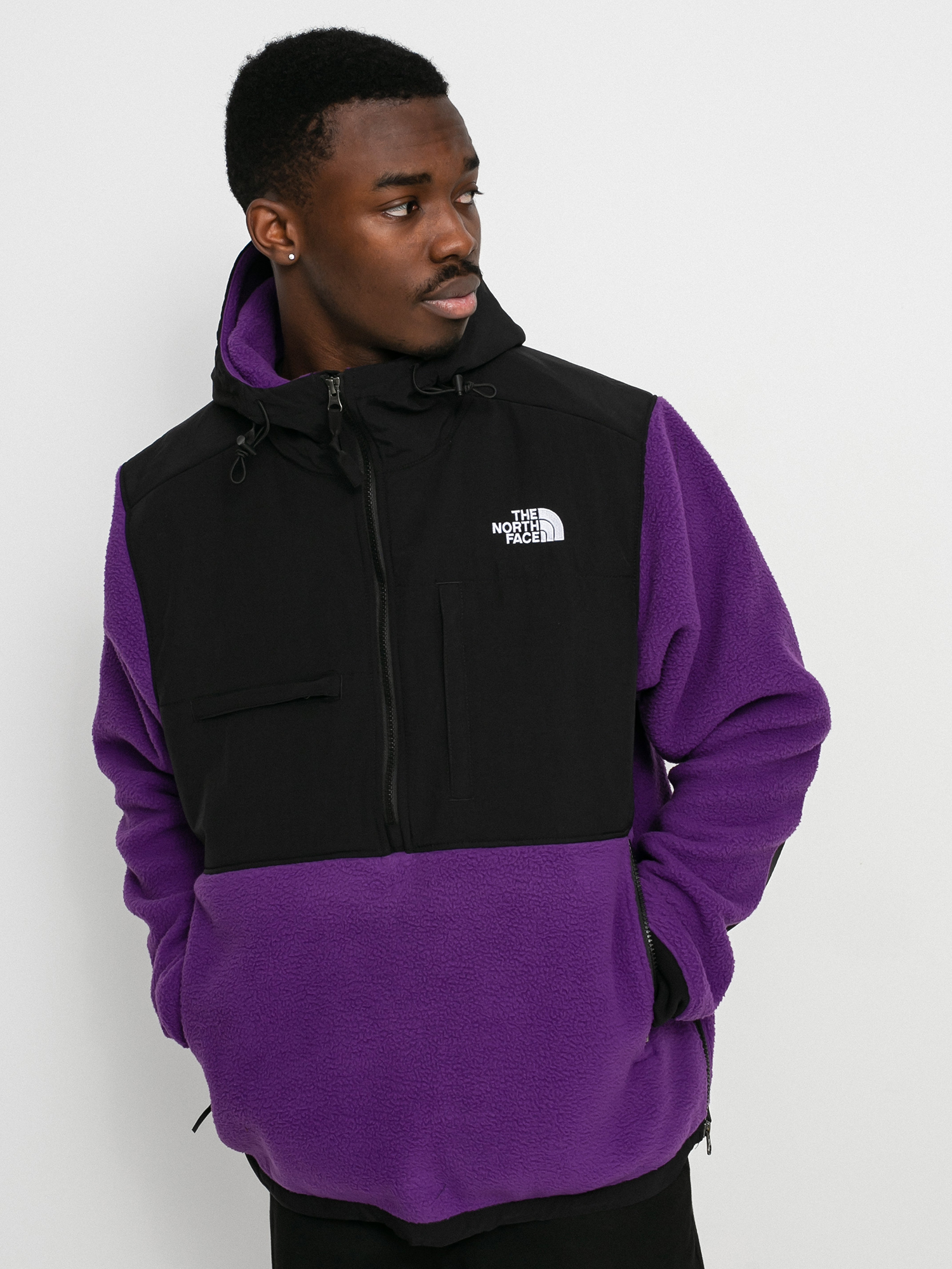 Herren The North Face Denali 2 Anorak Fleecejacke (gravity purple)