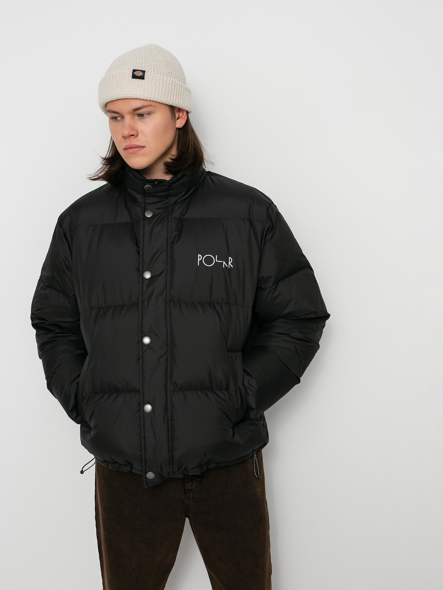 Polar Skate Basic Puffer Jacke (black)