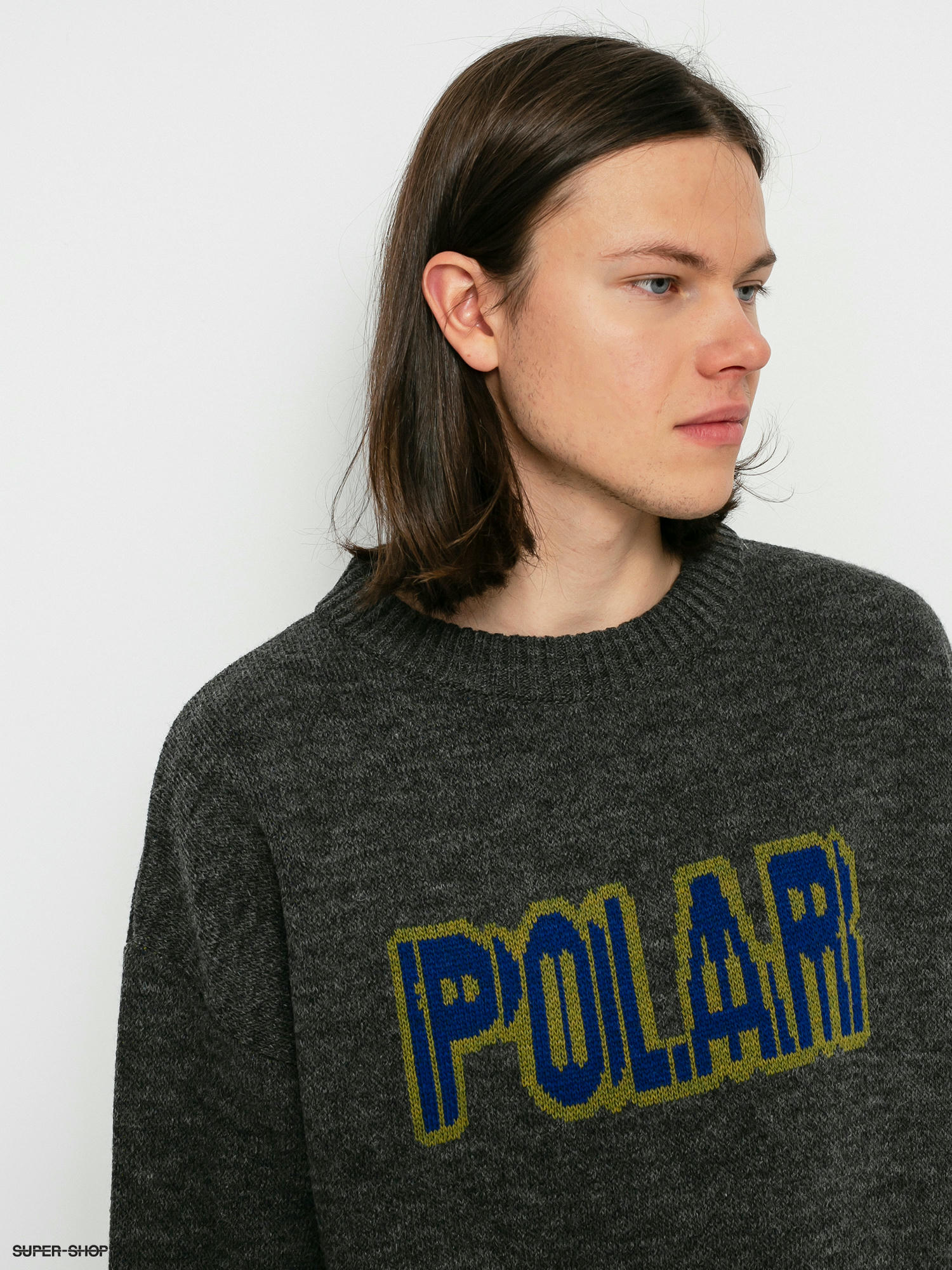 POLAR SKATE CO. EARTHKNIT SWEATER BLACK | zsp-hornilidec.cz