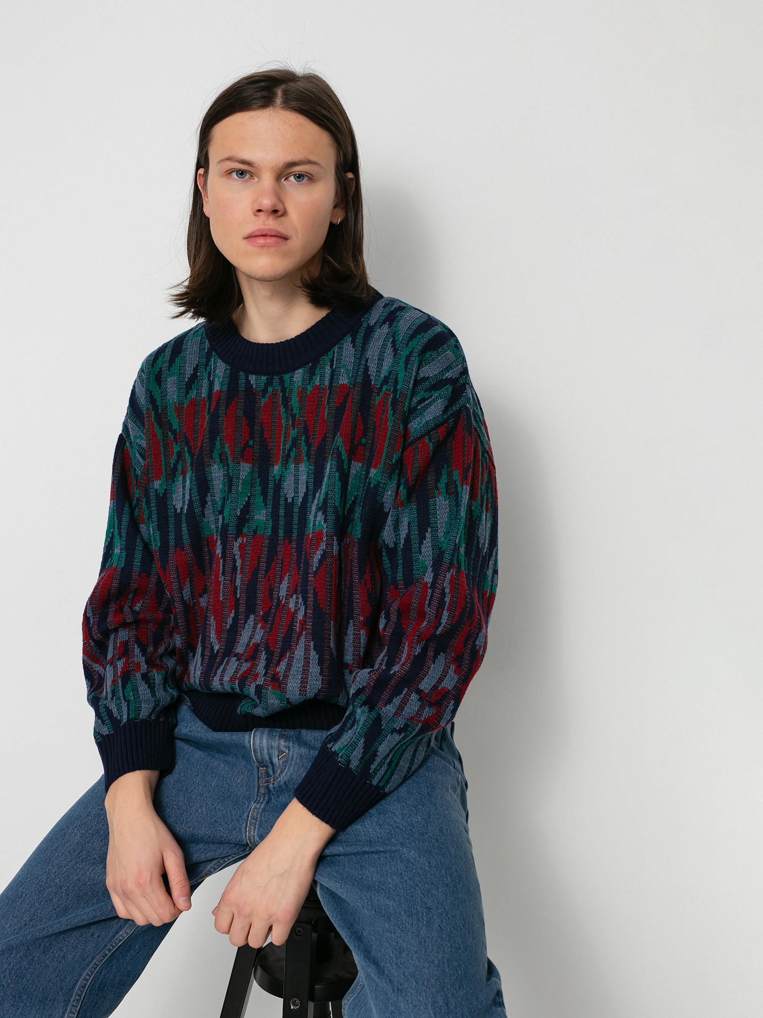 Polar Skate Paul Knit Sweater (rich navy)