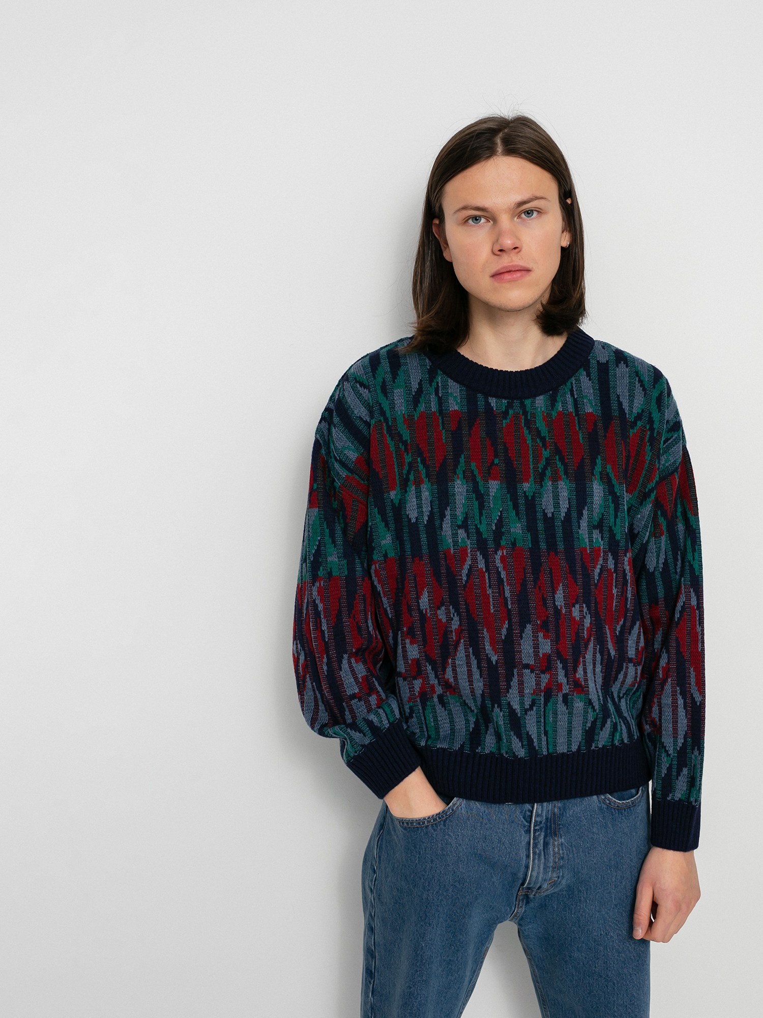 Polar Skate Paul Knit Sweater (rich navy)