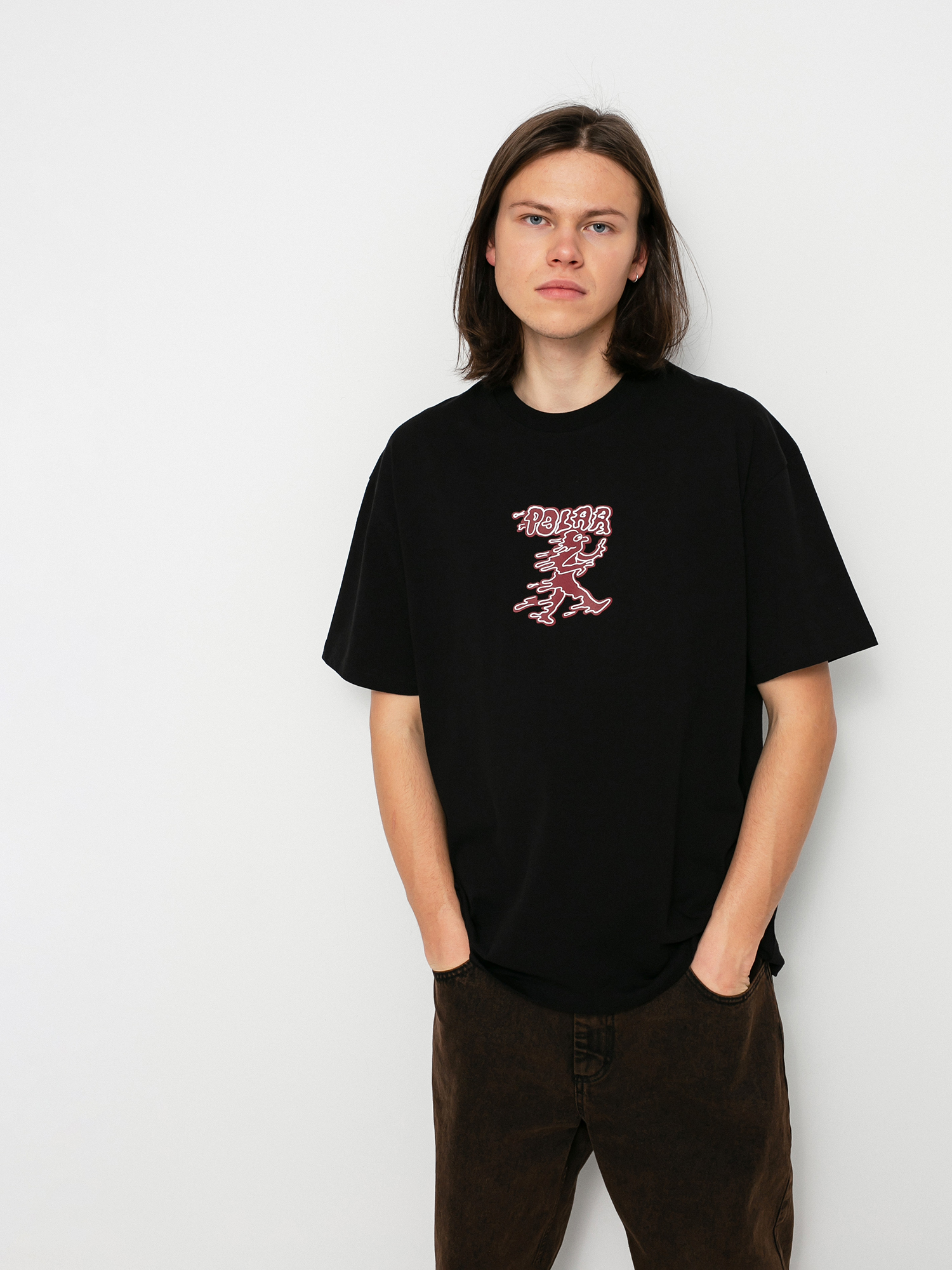 Polar Skate Liquid Man T-shirt (black)