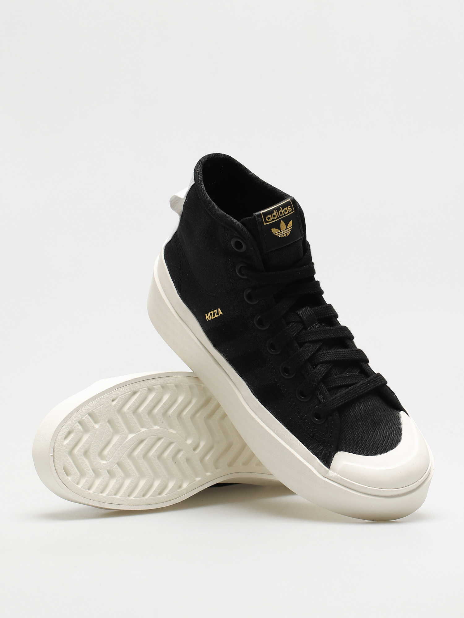 adidas Originals Nizza Bonega Mid Schuhe Wmn (cblack/cblack/ftwwht)