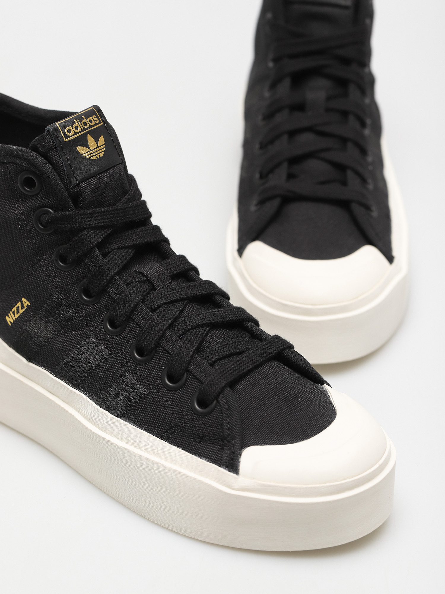 adidas Originals Nizza Bonega Mid Schuhe Wmn (cblack/cblack/ftwwht)