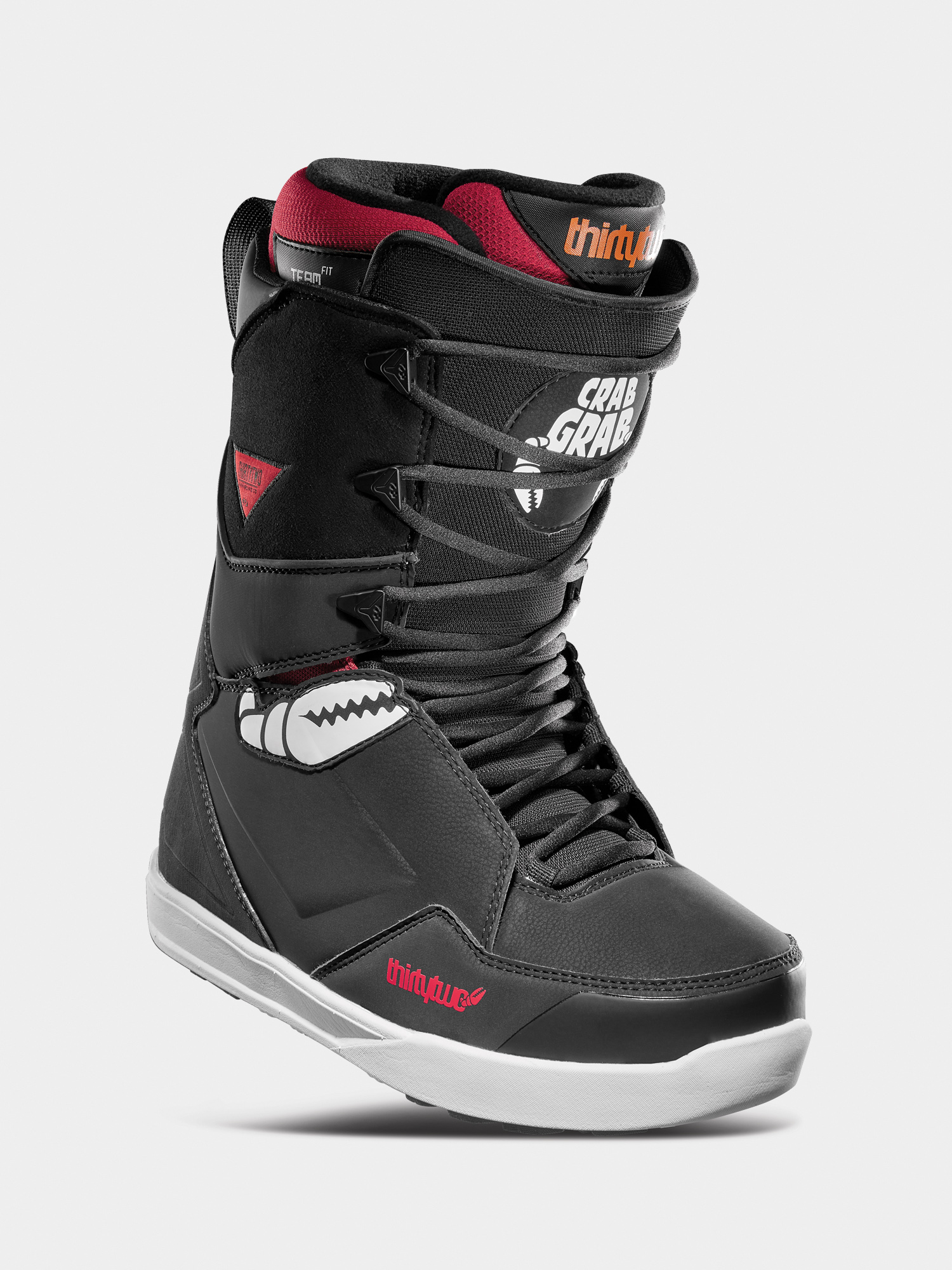 ThirtyTwo Lashed Crab Grab Snowboard boots (black/grey/red)