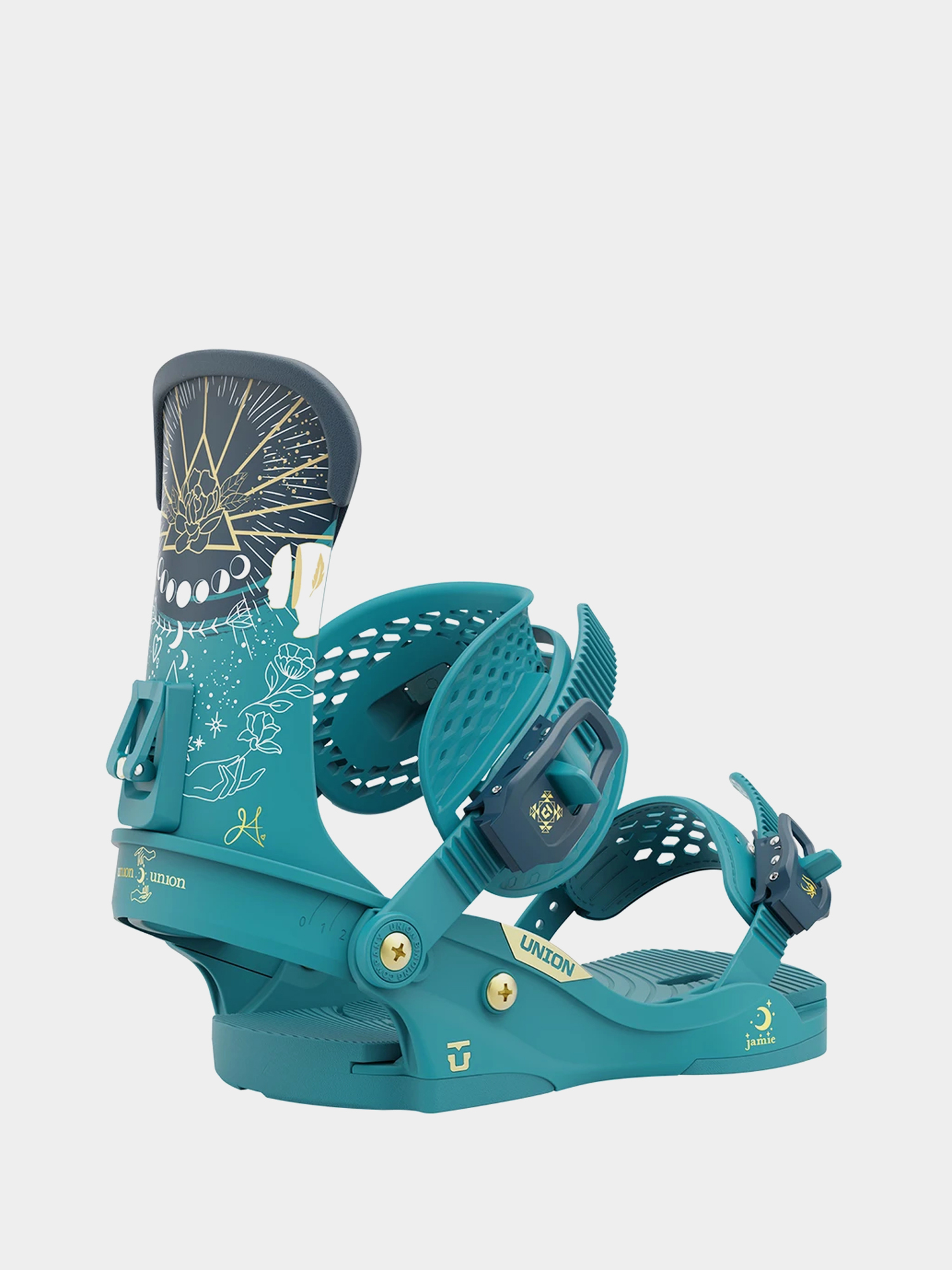 Mens Union Jamie Anderson Snowboard bindings (tahoe blue)