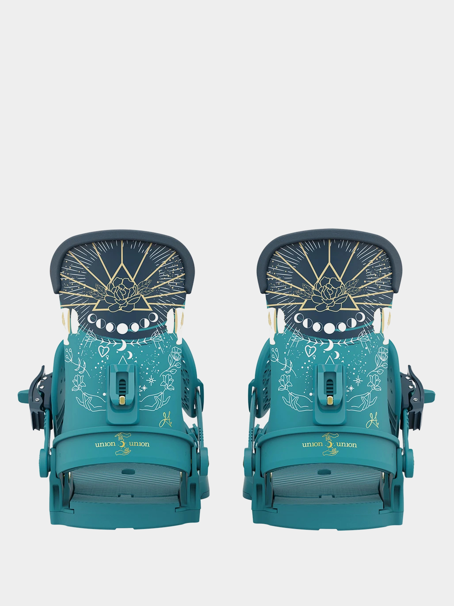 Mens Union Jamie Anderson Snowboard bindings (tahoe blue)