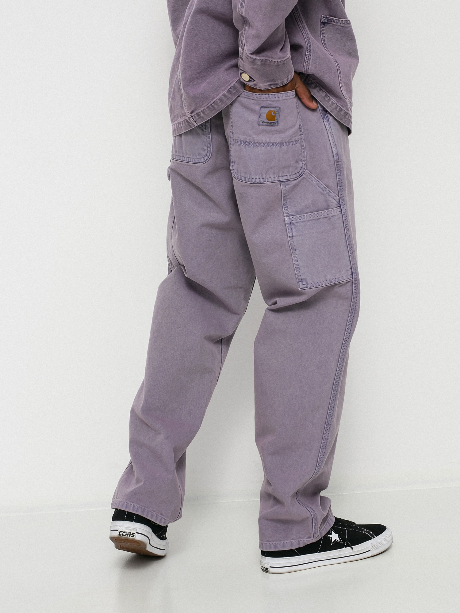 Carhartt WIP Single Knee Pants - violet (razzmic)