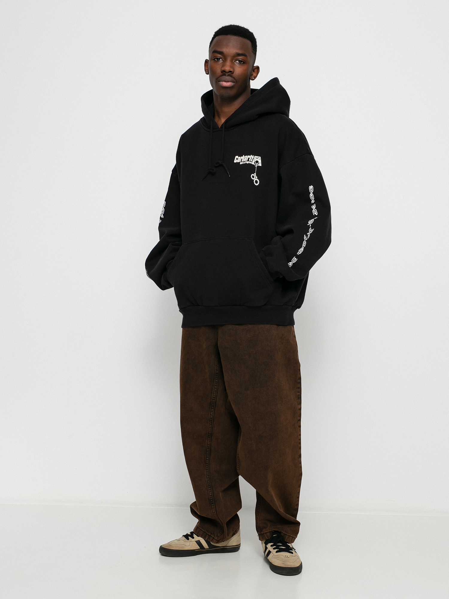 Carhartt WIP Scramble HD Hoodie (black/white)