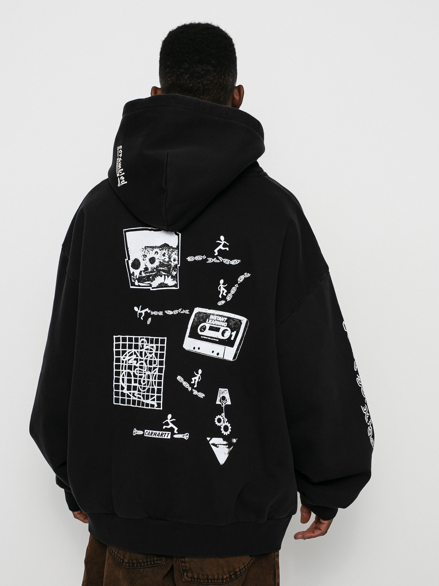 Carhartt WIP Scramble HD Hoodie (black/white)