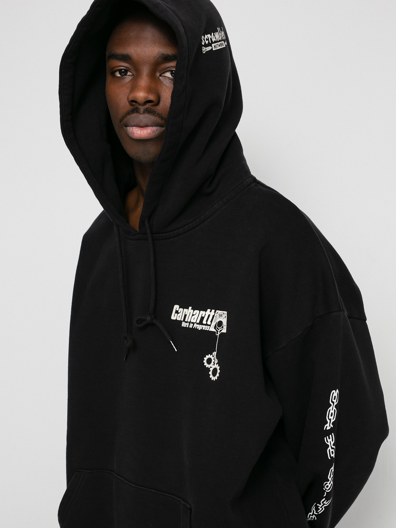 Carhartt WIP Scramble HD Hoodie (black/white)