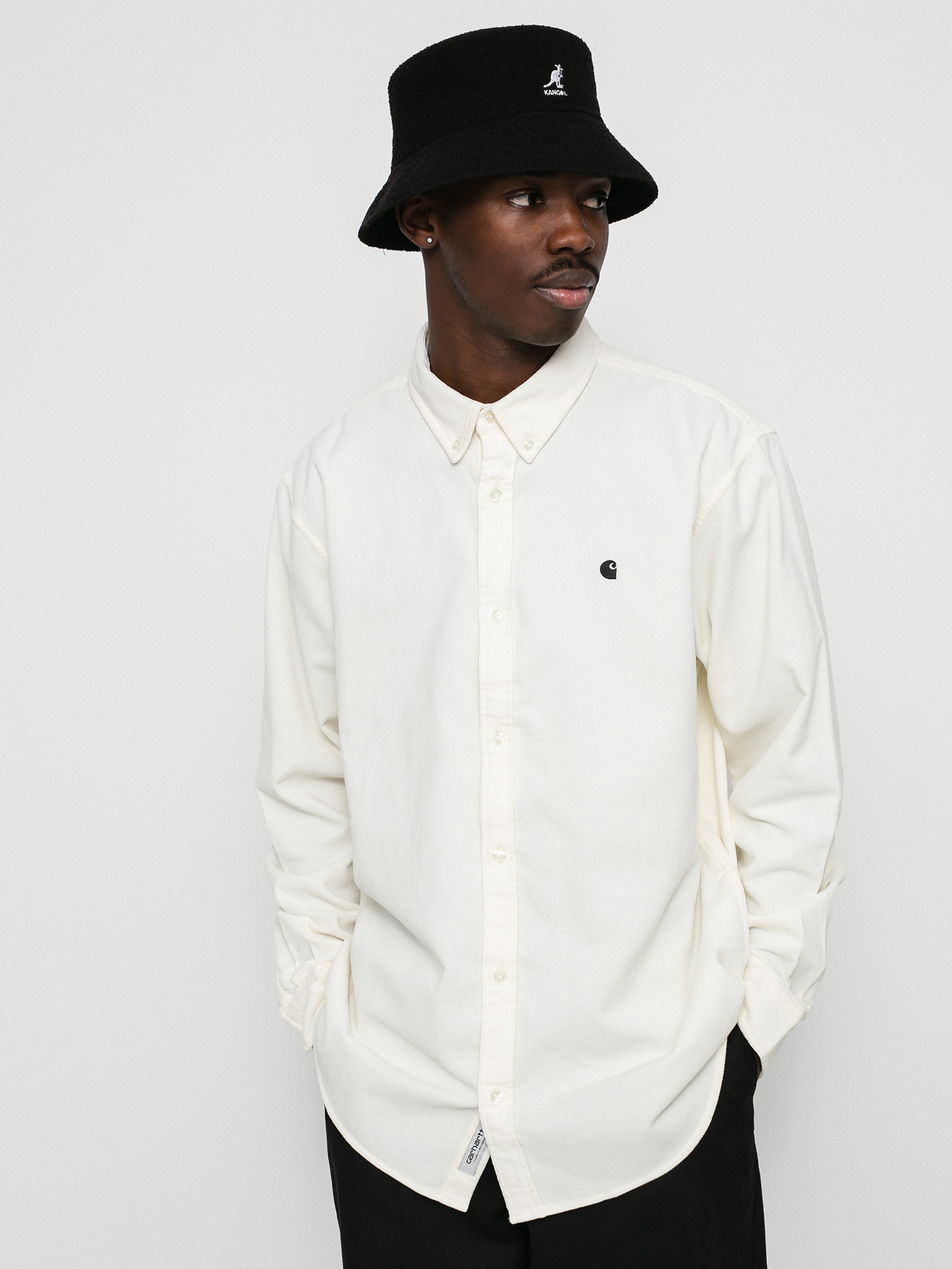 black carhartt button up