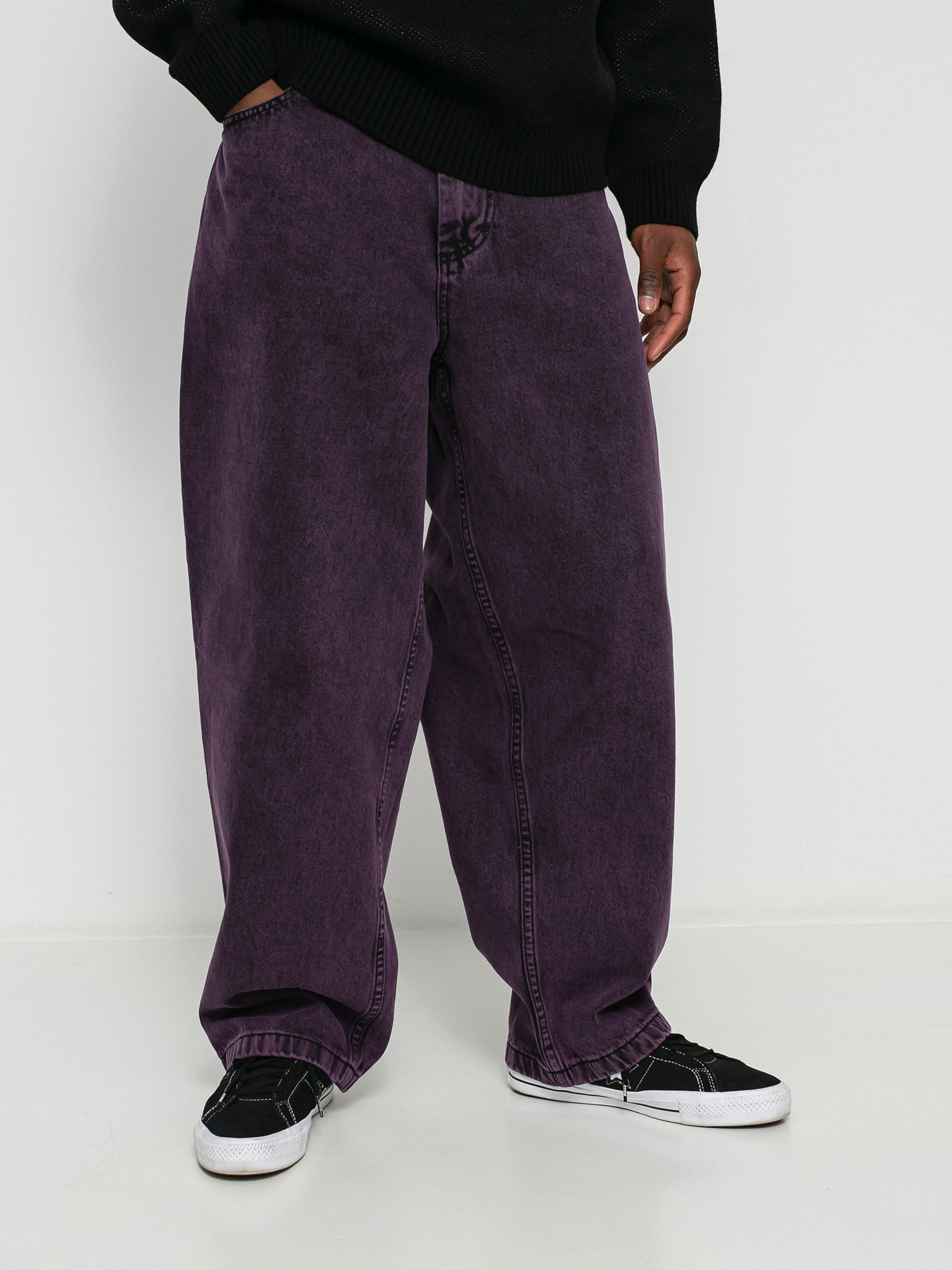 Polar Skate Big Boy Jeans Hose (purple black)