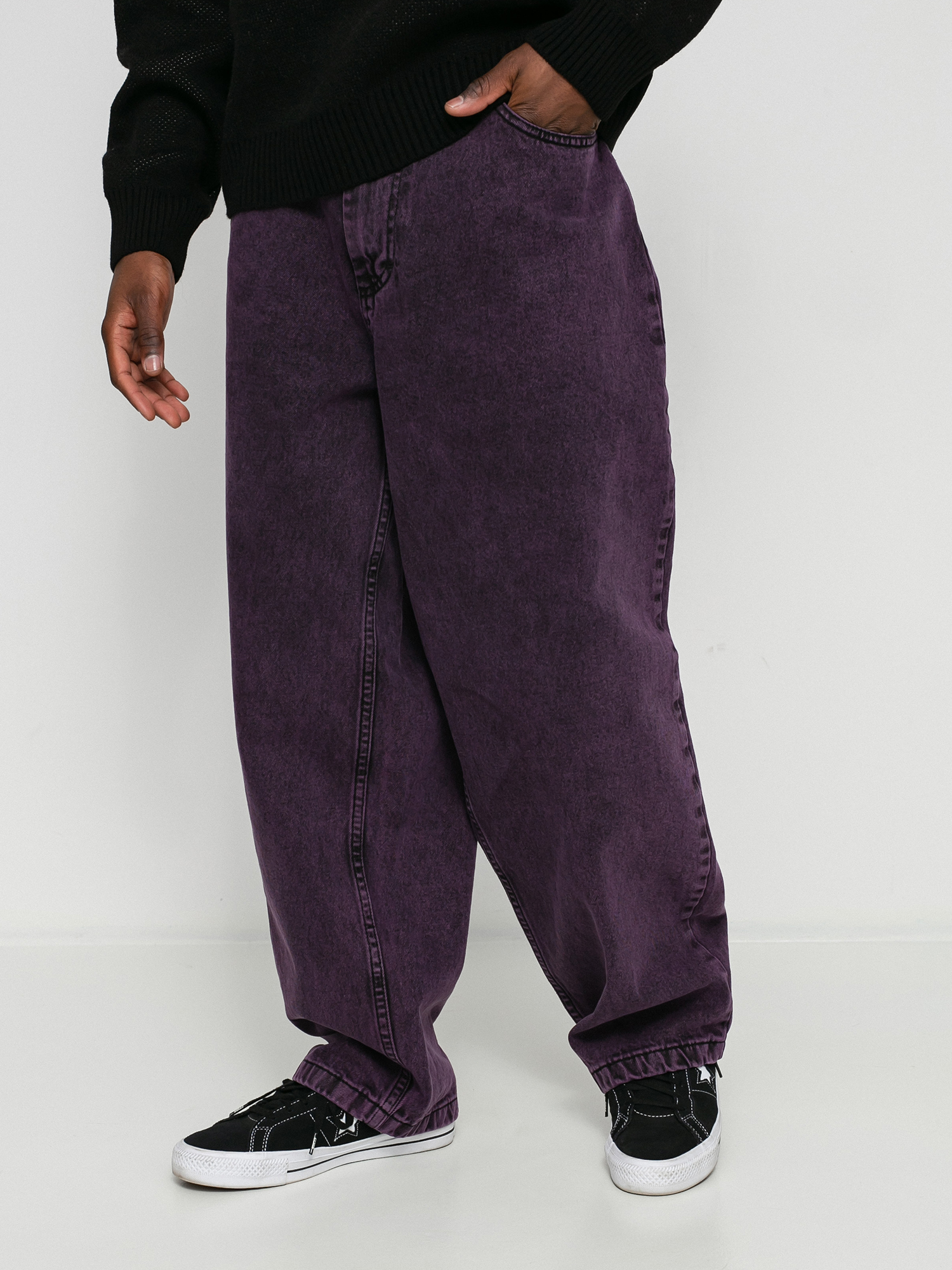Polar Skate Big Boy Jeans Hose - Violett (purple black)