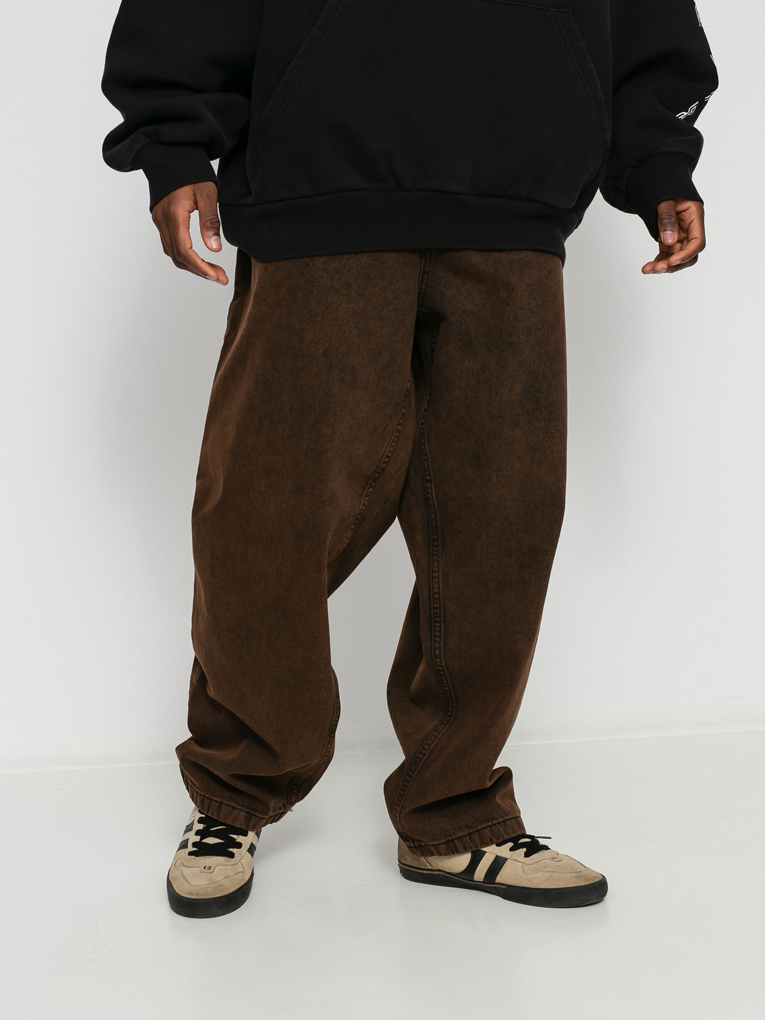 Polar Skate Big Boy Jeans Hose - Braun (brown black)