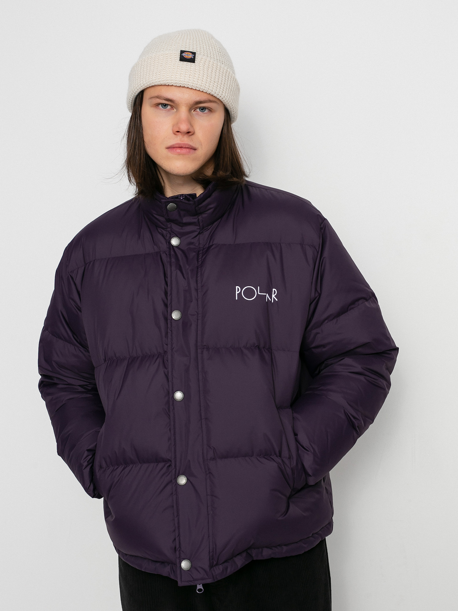 Polar Skate Basic Puffer Jacket (dark violet)