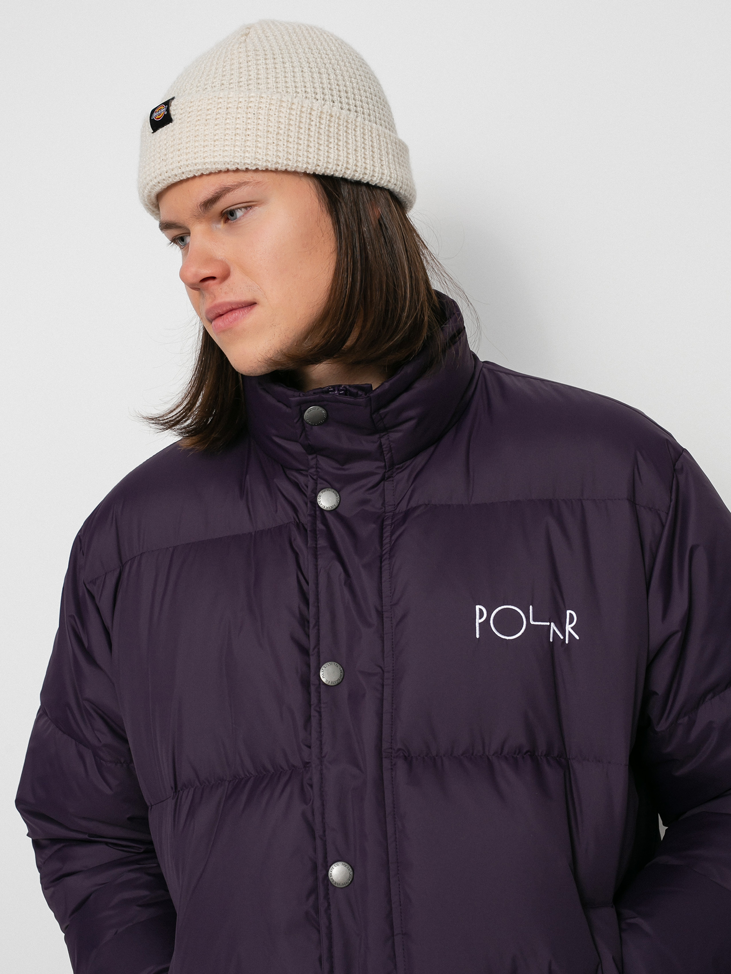 Polar Skate Basic Puffer Jacket (dark violet)