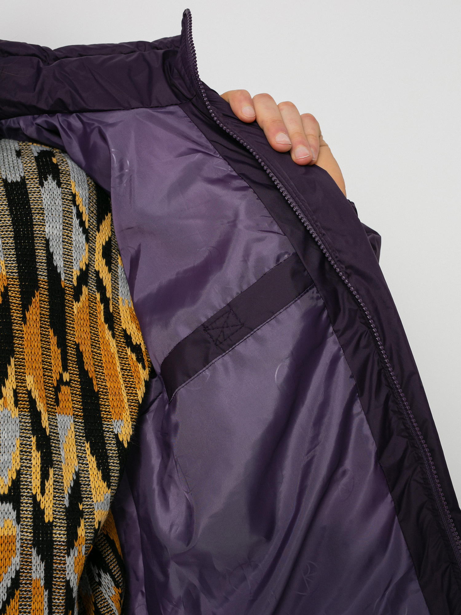 Polar Skate Basic Puffer Jacket (dark violet)