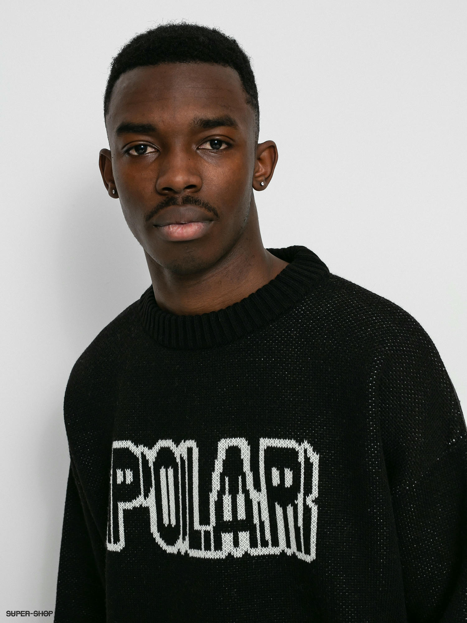 美品】 POLAR SKATE CO. EARTHKNITSWEATER BLACK S sitedev.minifinder.se