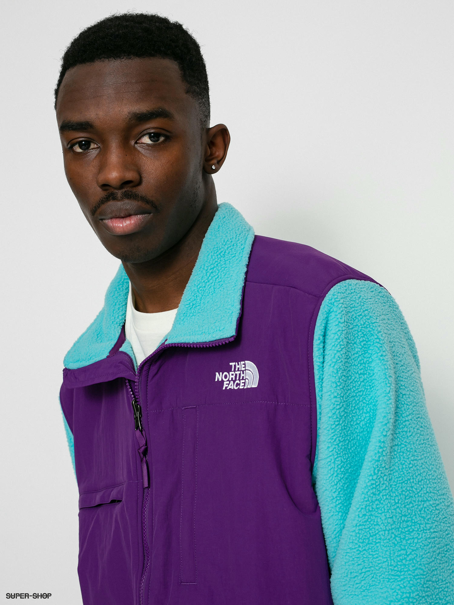 The north face shop denali fleece purple