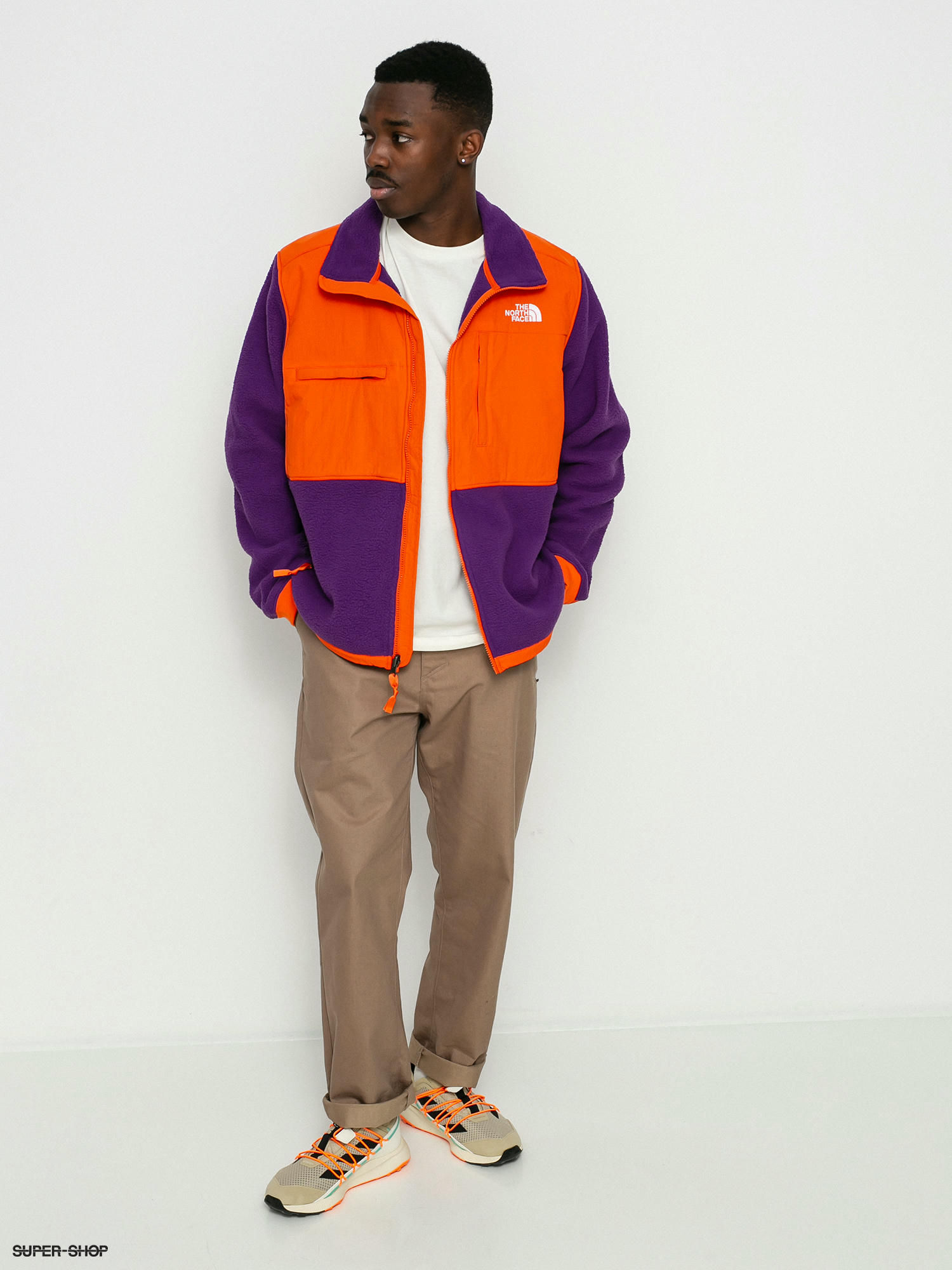 The North Face Denali 2 Fleece black orange gravity purple red orange