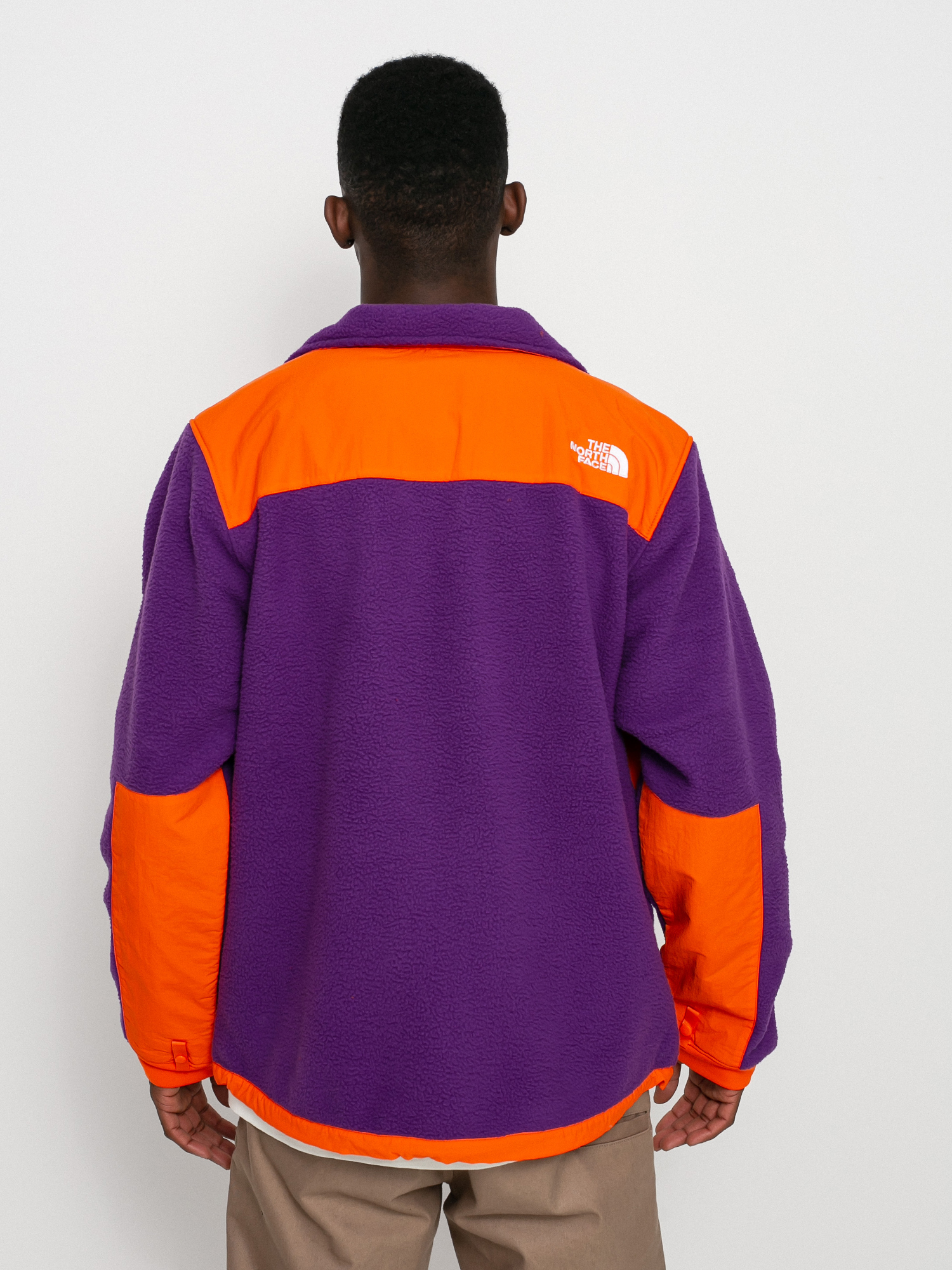 Herren The North Face Denali 2 Fleecejacke (gravity purple/red orange)