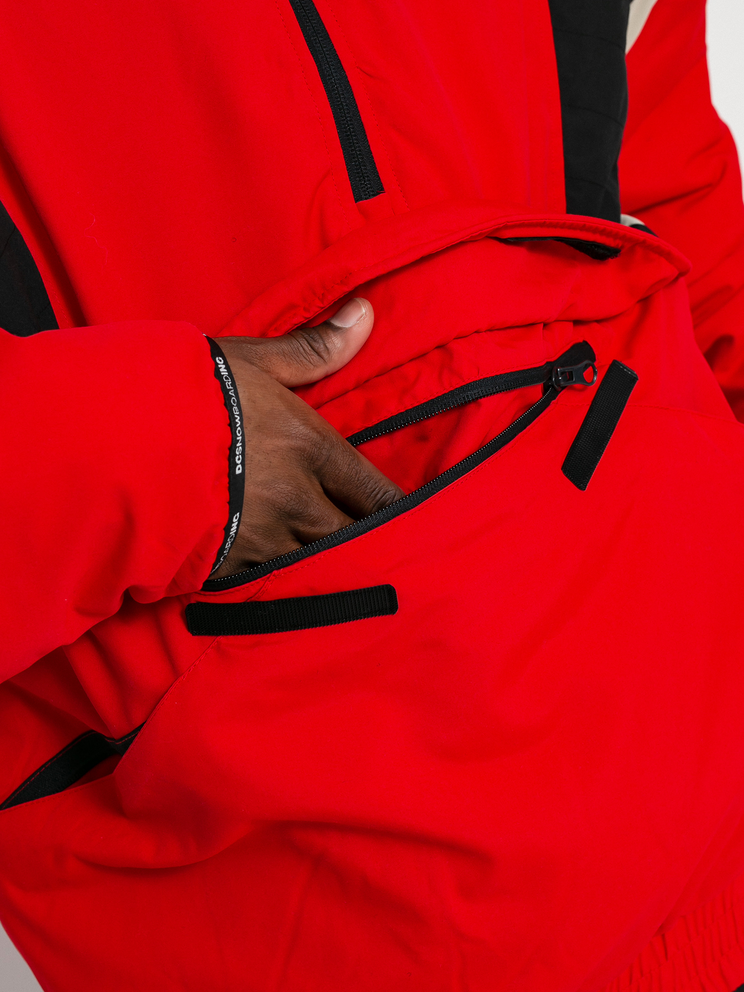 Mens DC Transition Rev Snowboard jacket (racing red)