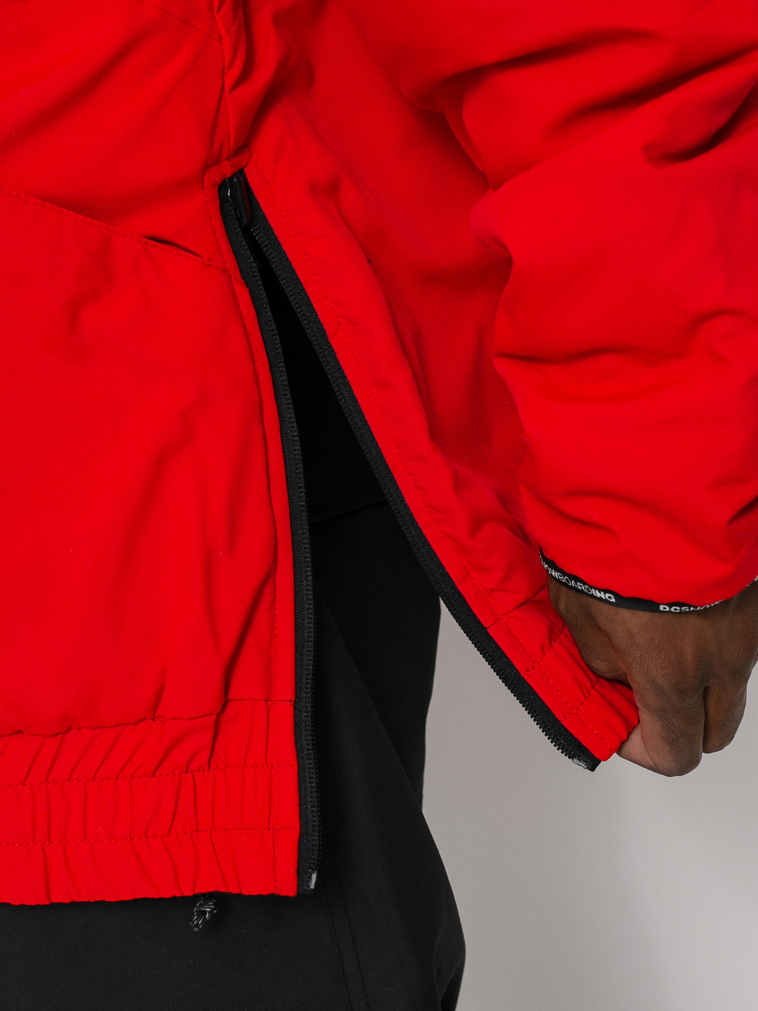 Mens DC Transition Rev Snowboard jacket (racing red)